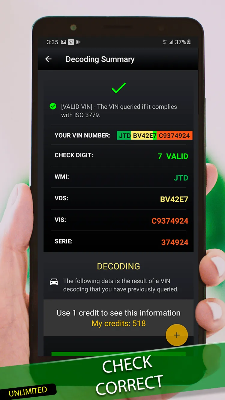 VIN Number Check - APU | Indus Appstore | Screenshot