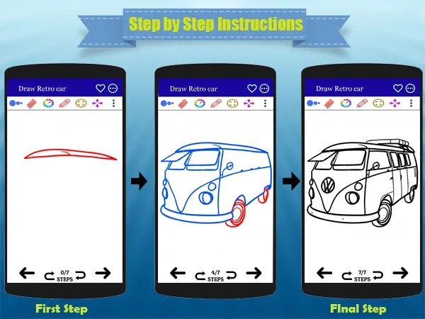 How to Draw Classic Cars | Indus Appstore | Screenshot