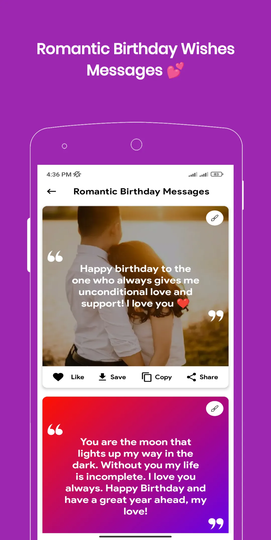 Birthday Wishes Messages | Indus Appstore | Screenshot