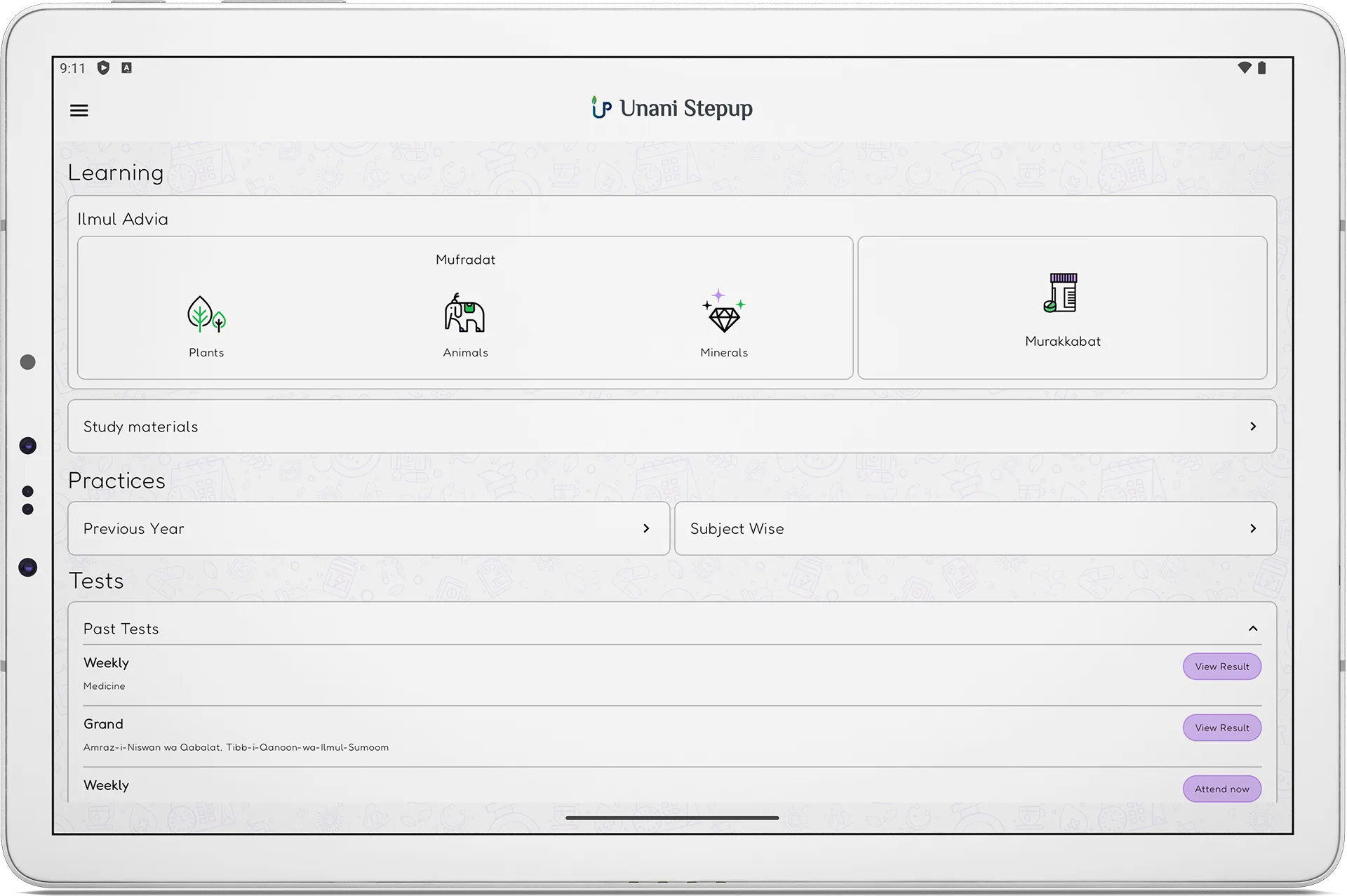 Unani Stepup | Indus Appstore | Screenshot
