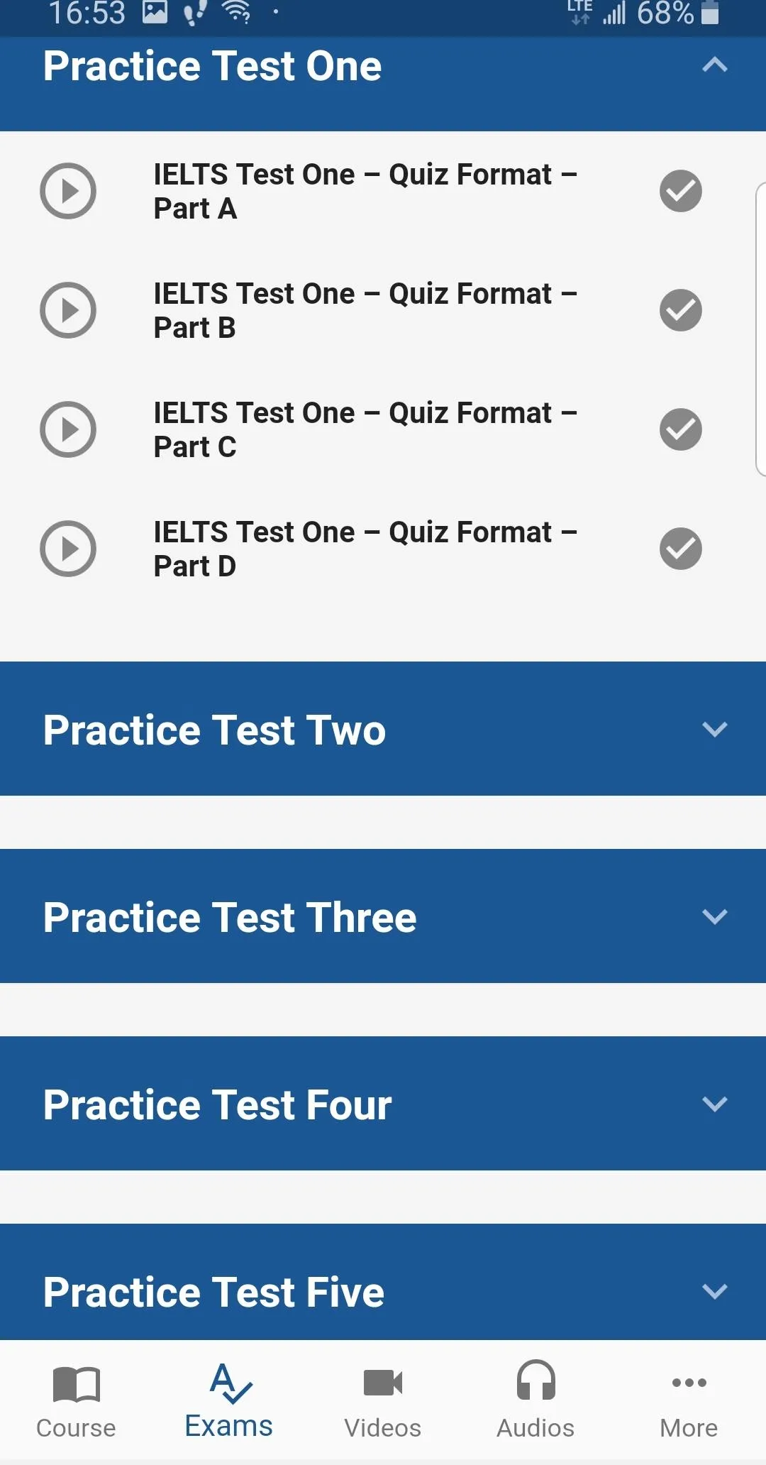 Academic IELTS Help | Indus Appstore | Screenshot