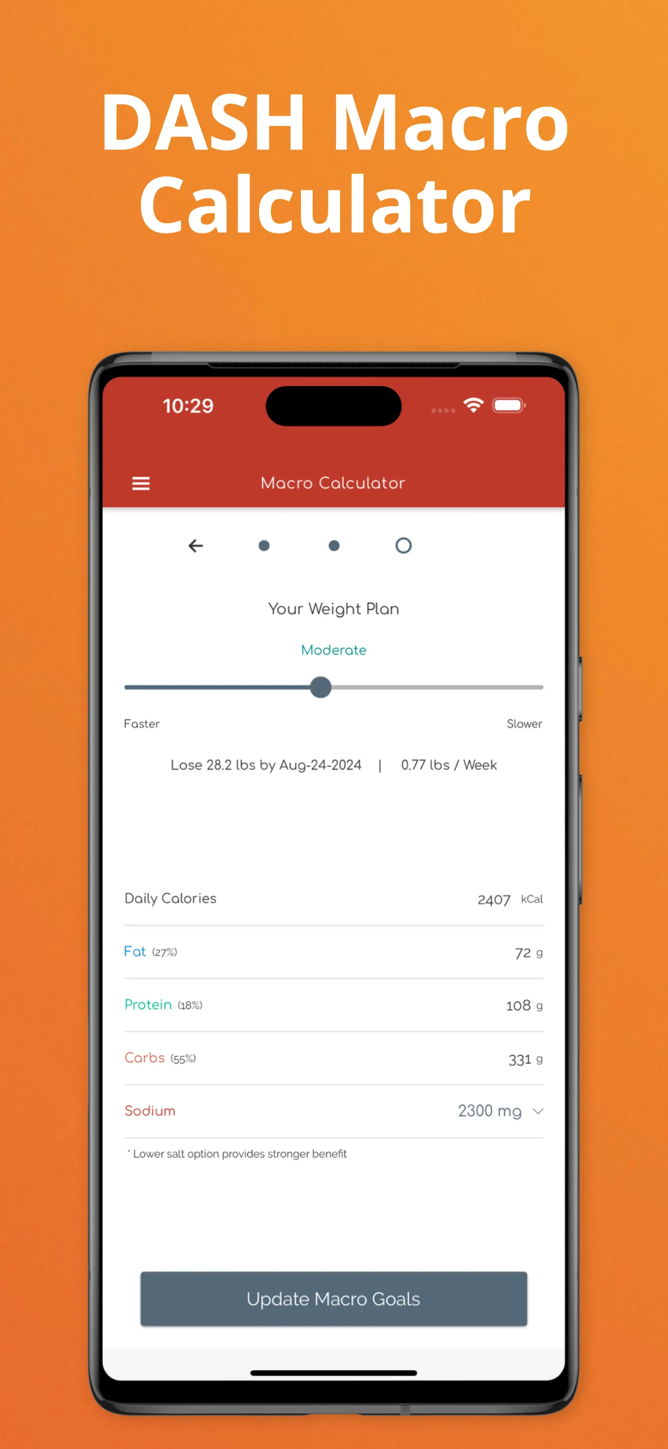 My Dash Diet: Low Sodium Track | Indus Appstore | Screenshot