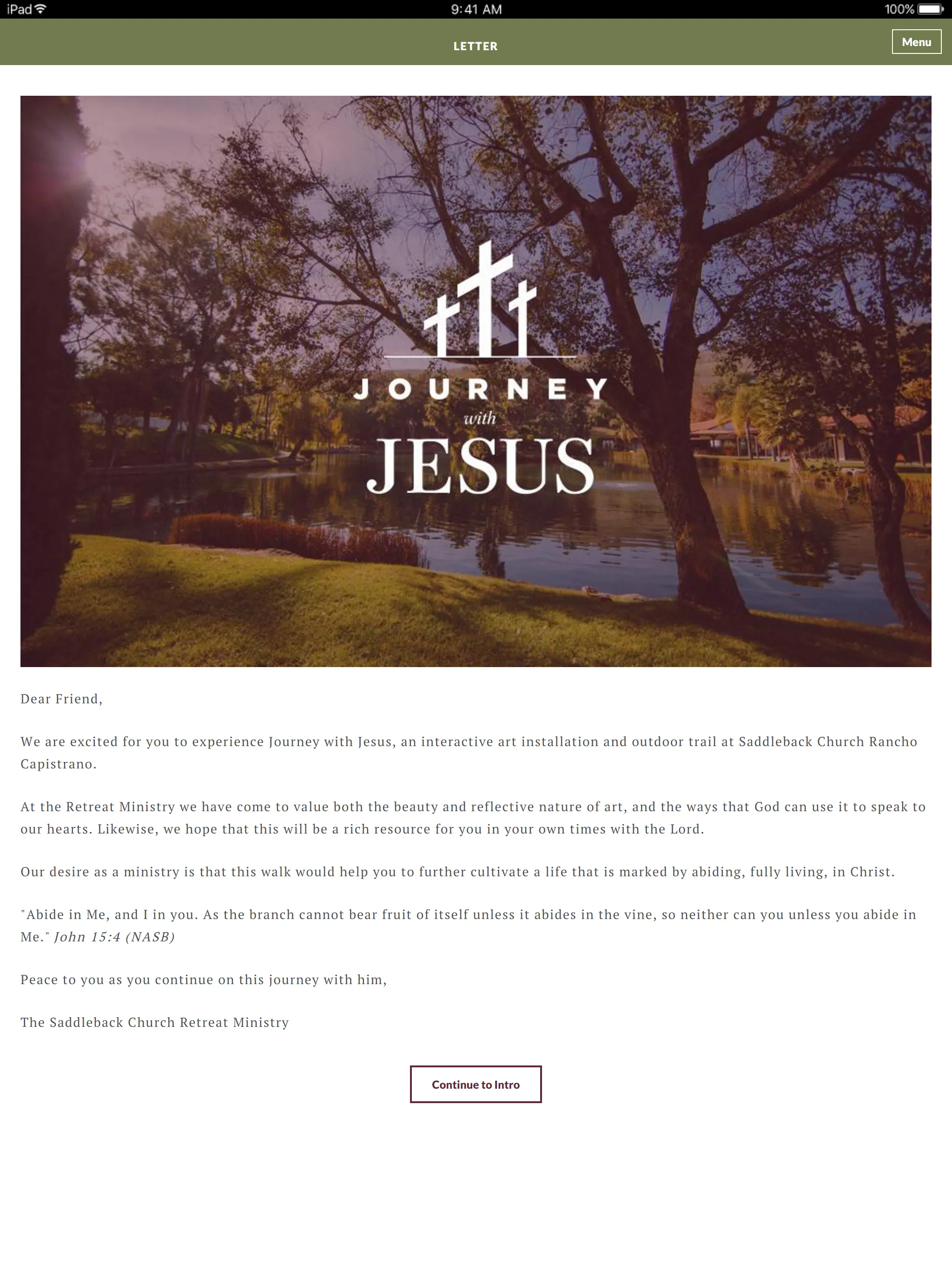 Journey with Jesus | Indus Appstore | Screenshot