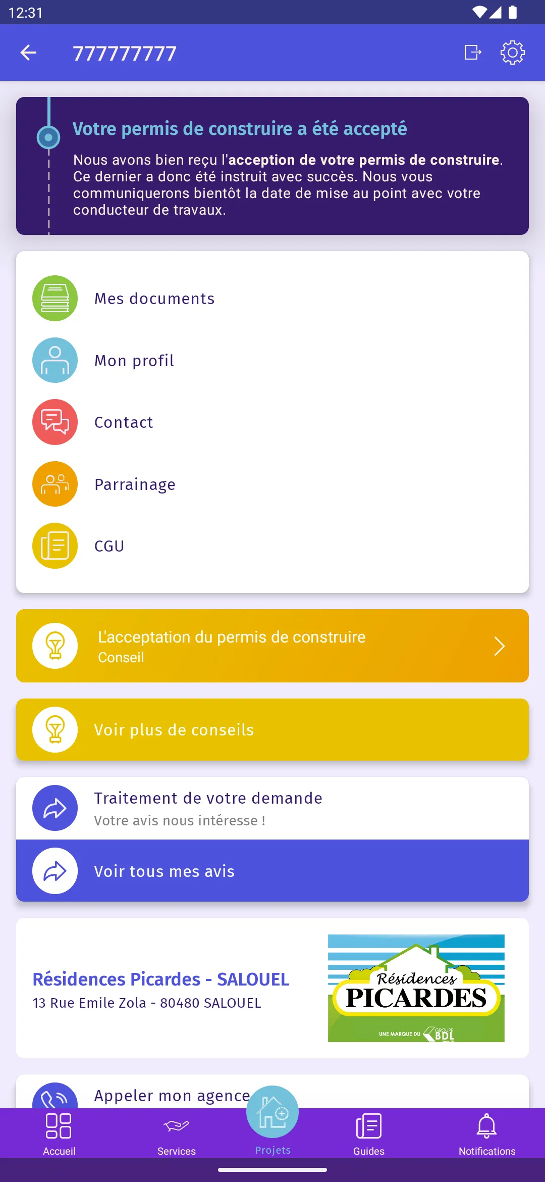 BDL - Espace Projet | Indus Appstore | Screenshot