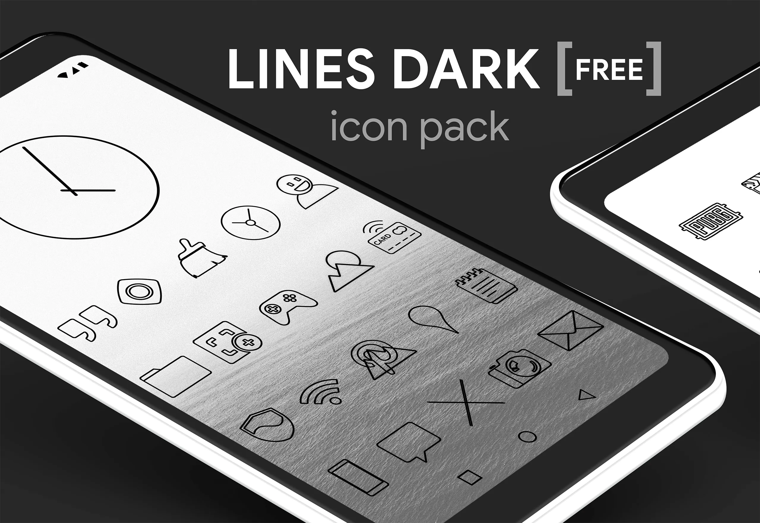 Lines Dark - Icon Pack | Indus Appstore | Screenshot