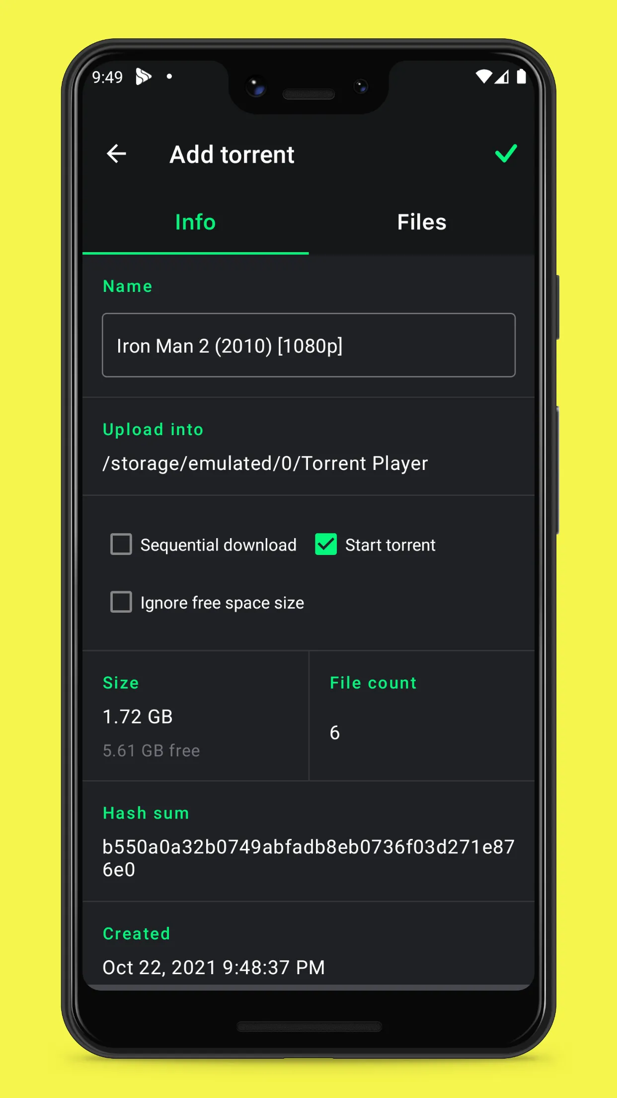 Torrent Video Player | Indus Appstore | Screenshot