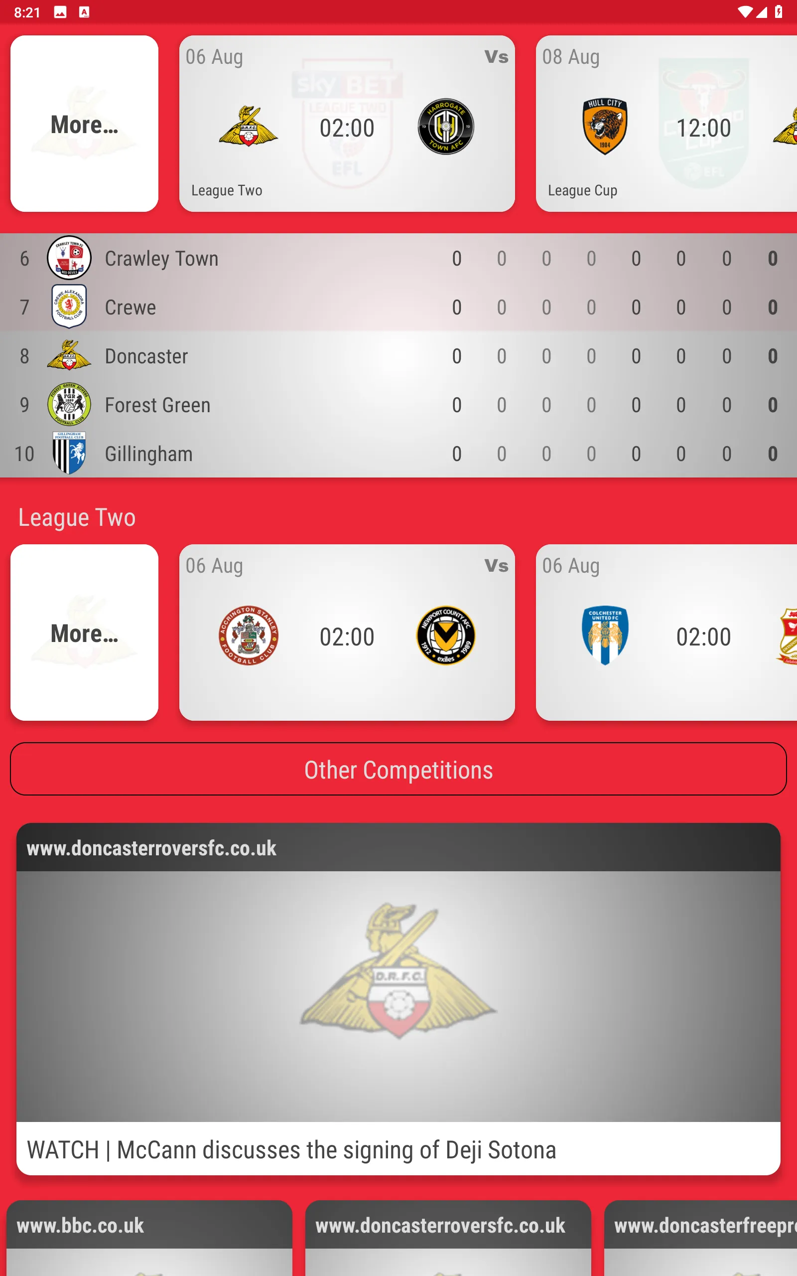 Doncaster Rovers Fan App | Indus Appstore | Screenshot