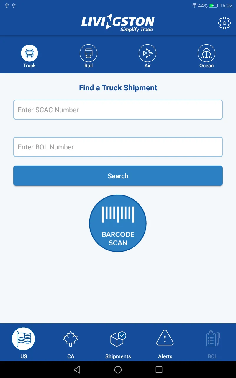 Livingston Shipment Tracker | Indus Appstore | Screenshot