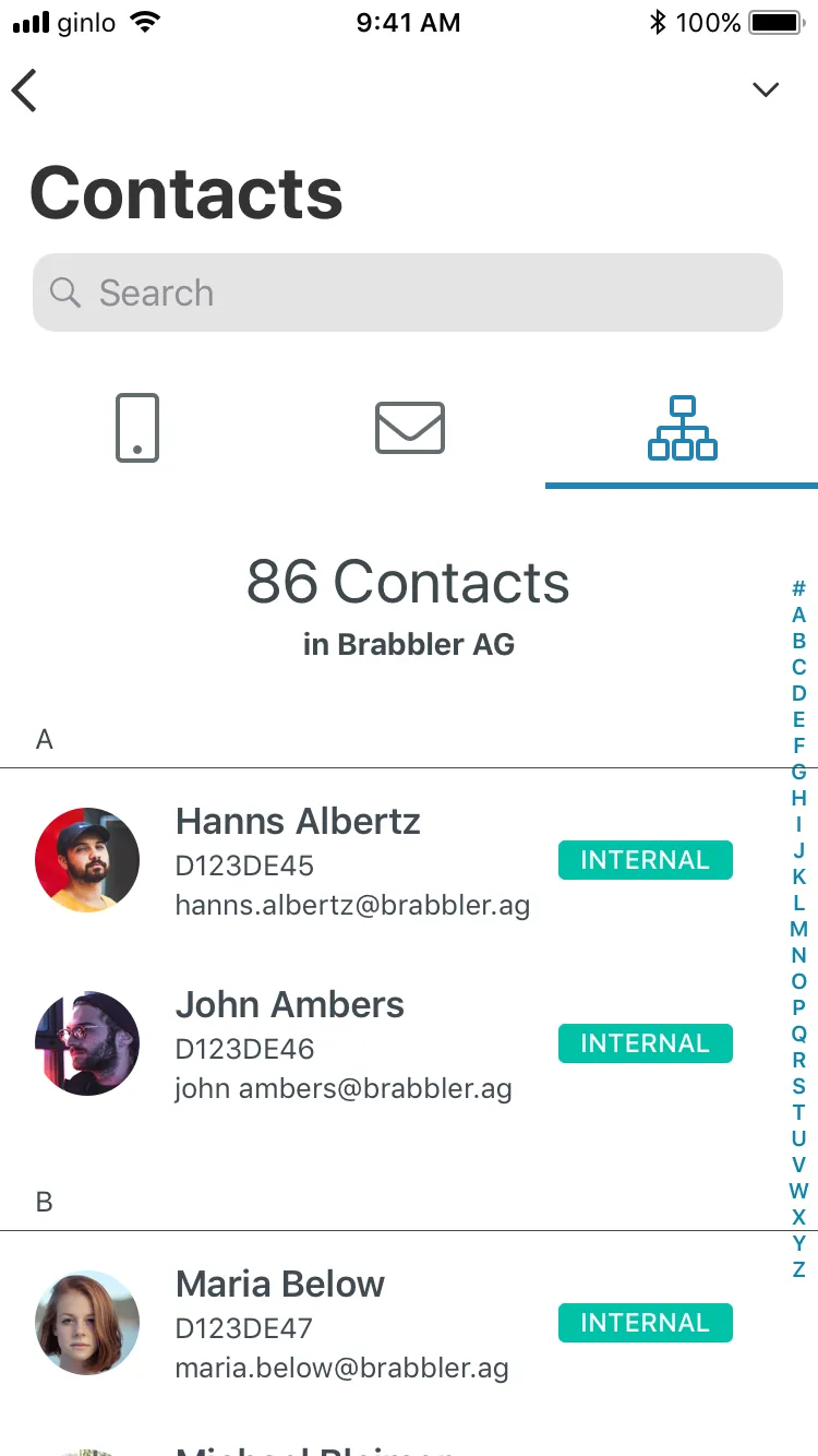 ginlo Business Messenger | Indus Appstore | Screenshot