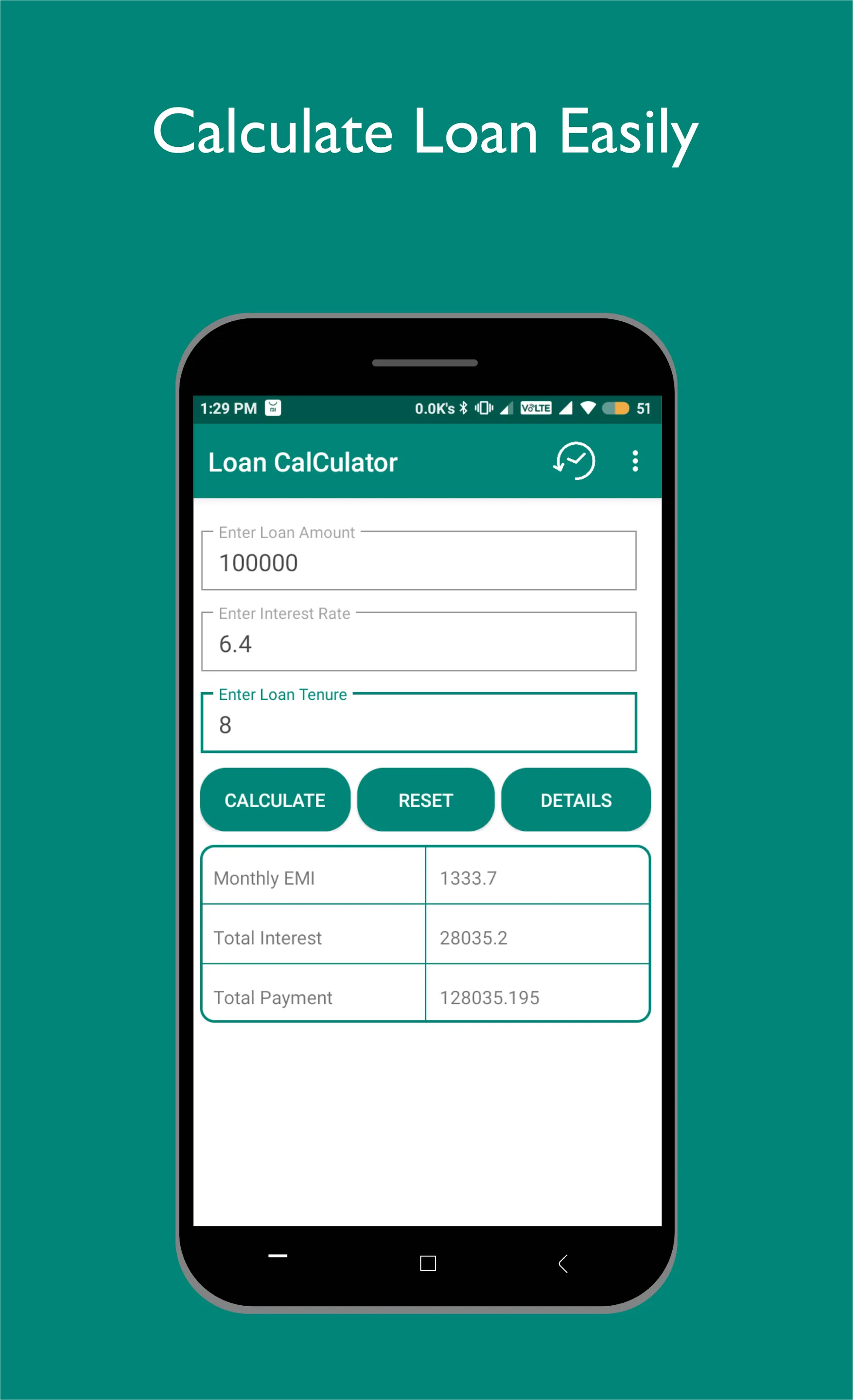 Loan Calculator | Indus Appstore | Screenshot