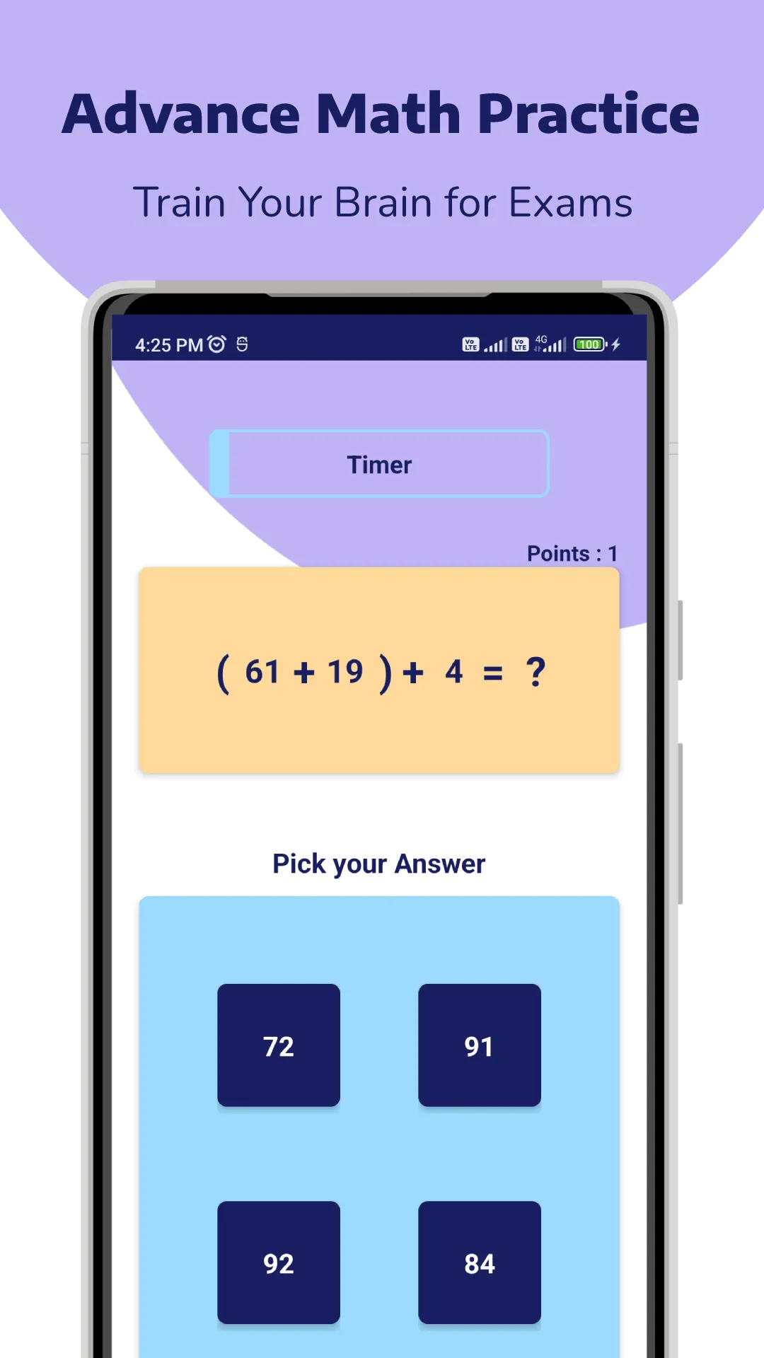 Speed Mental Math Practice | Indus Appstore | Screenshot