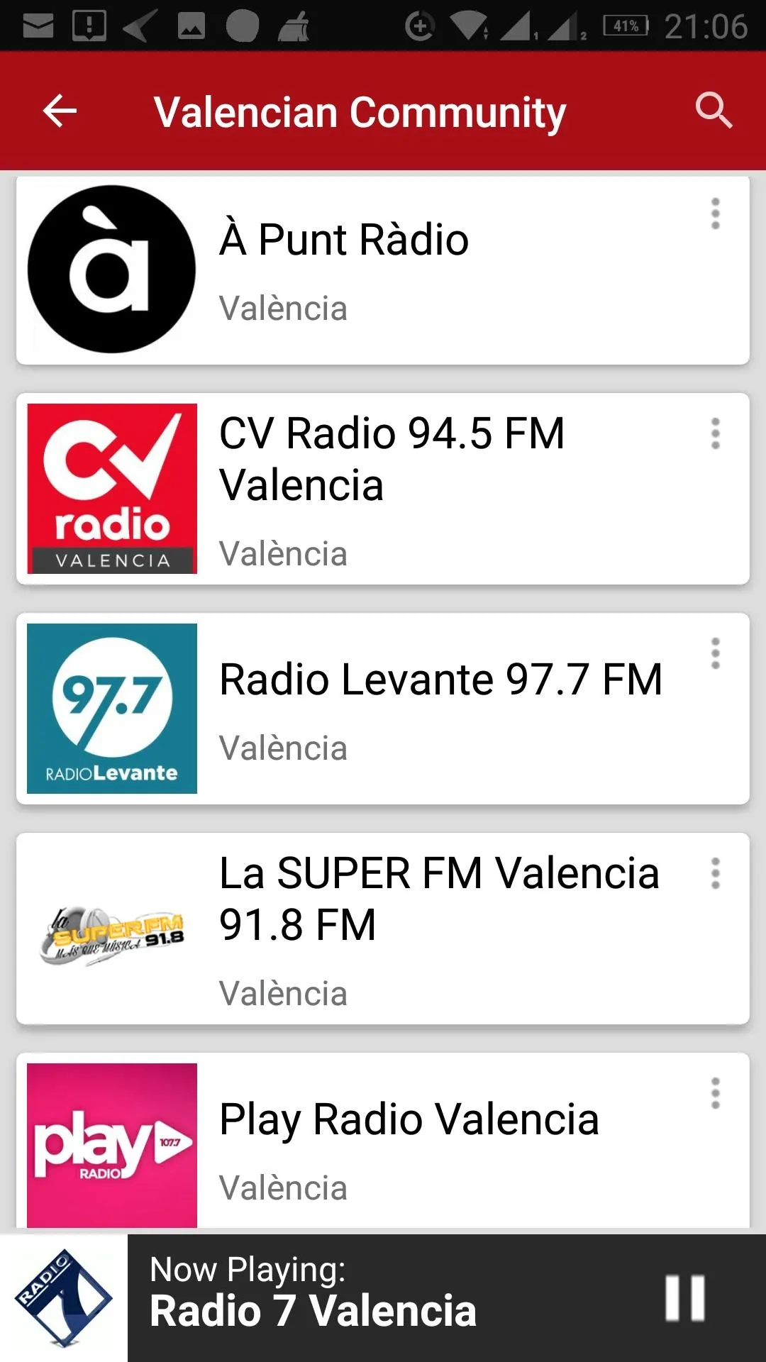 Valencian Community Radios | Indus Appstore | Screenshot