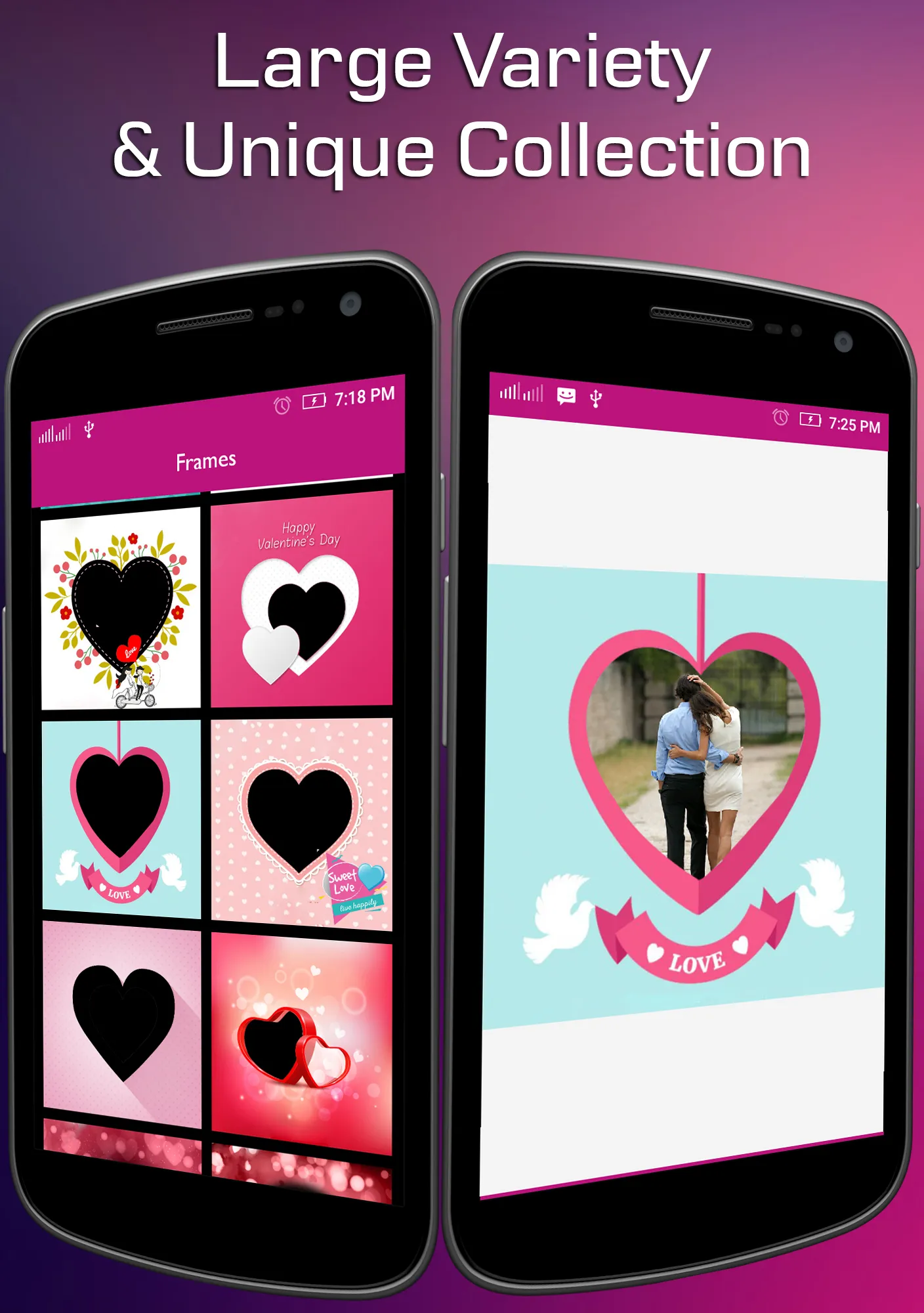 Heart photo frame | Indus Appstore | Screenshot