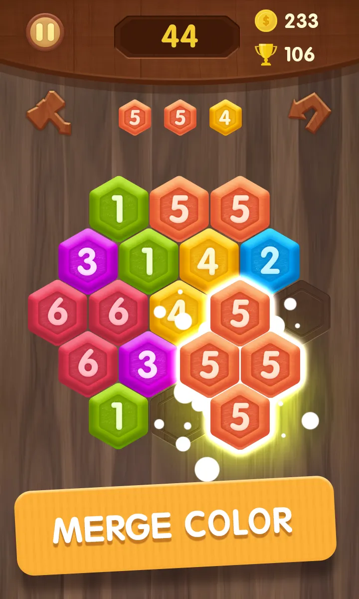 Hexa Crush Cell Puzzle | Indus Appstore | Screenshot