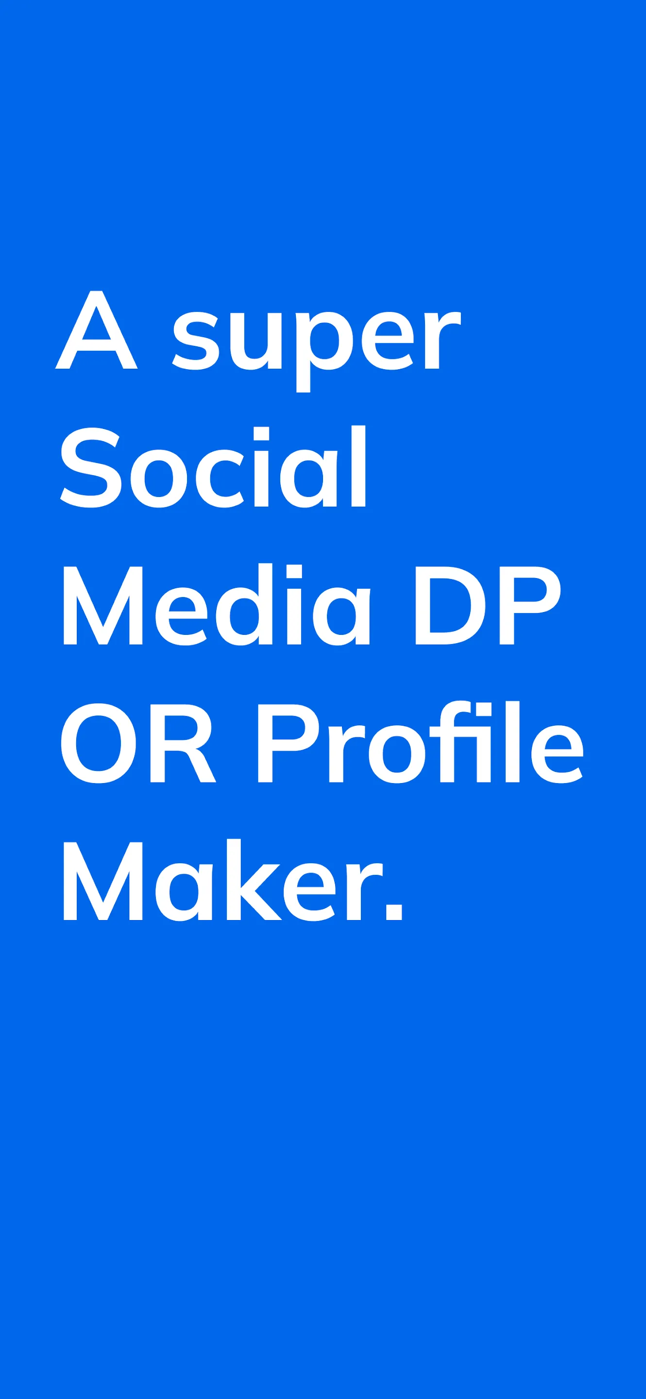 Social Profile DP Maker | Indus Appstore | Screenshot