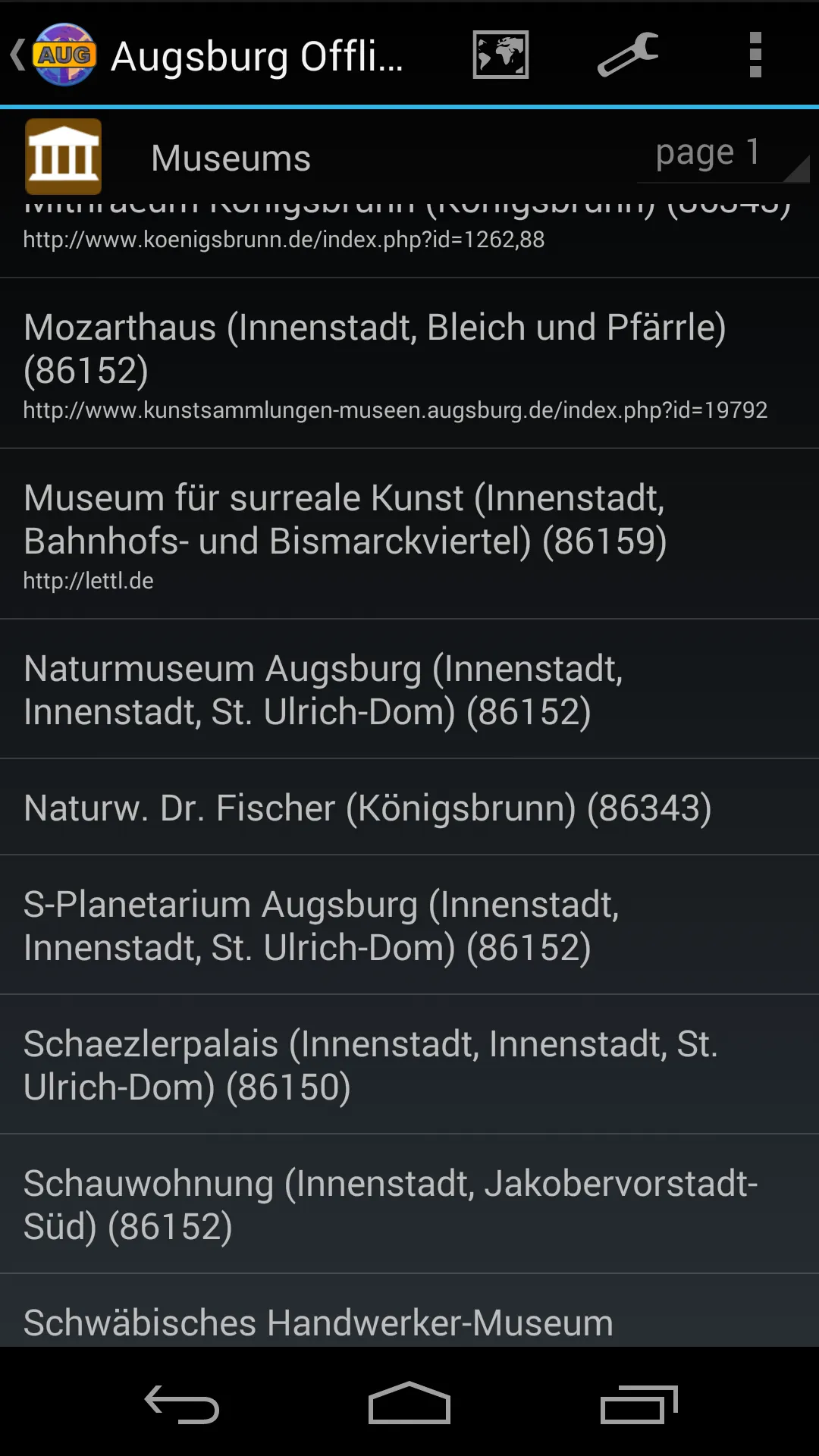 Augsburg Offline City Map | Indus Appstore | Screenshot