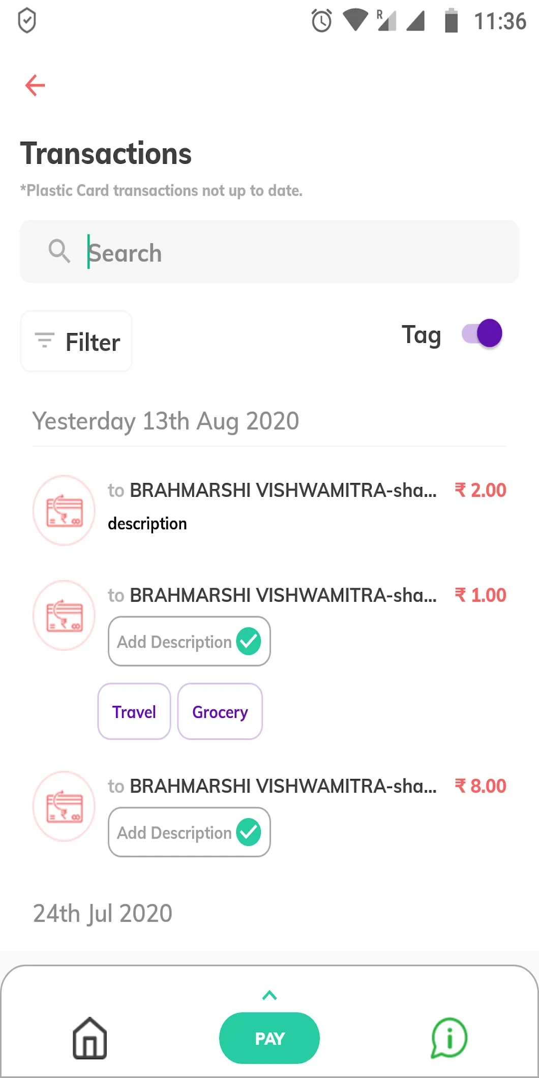 vCard – Mobile Credit Card | Indus Appstore | Screenshot