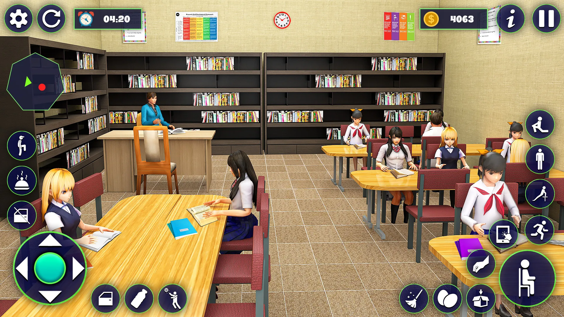 School Girl Life Simulator 3D | Indus Appstore | Screenshot