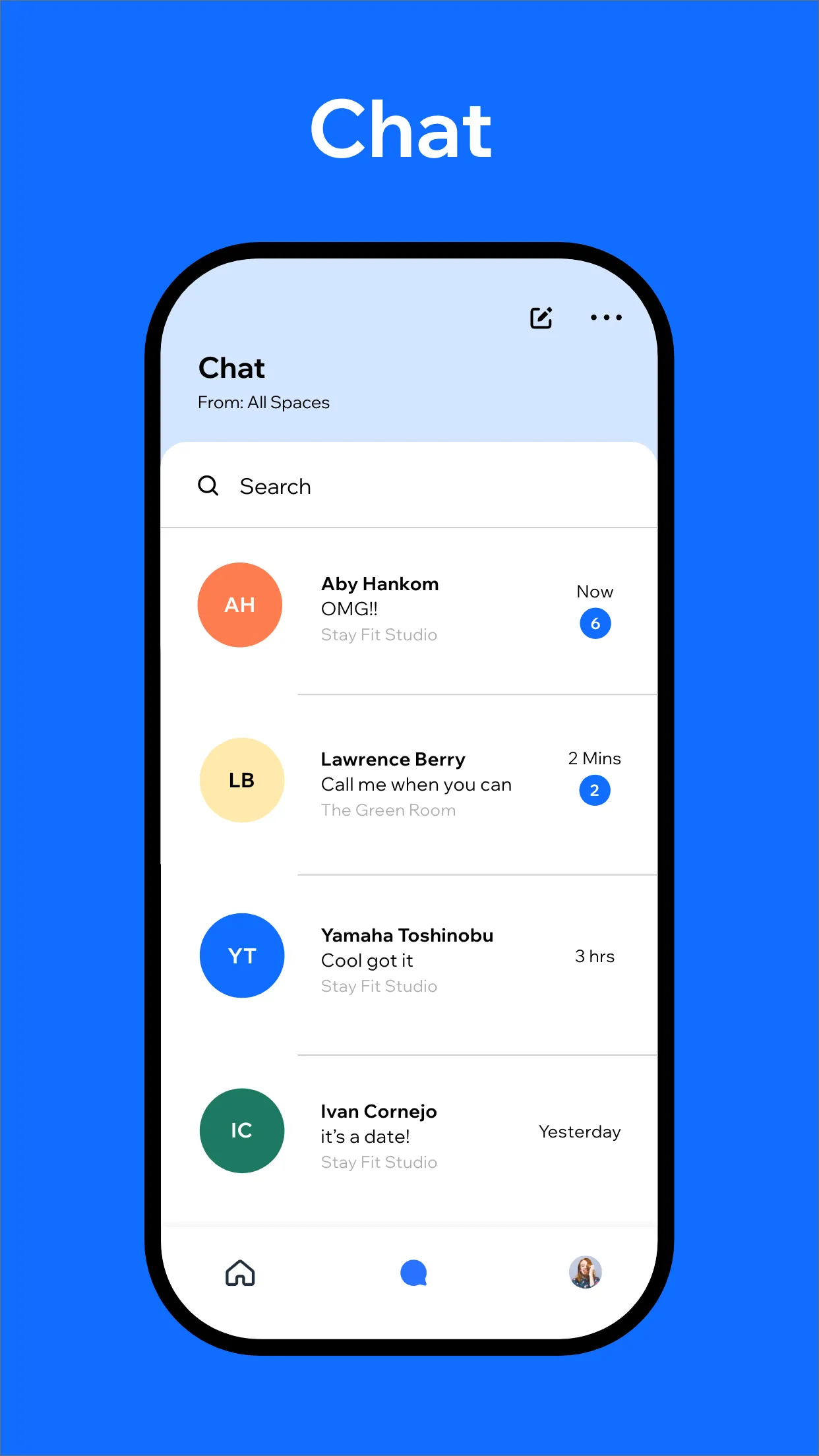 Spaces: Follow Businesses | Indus Appstore | Screenshot
