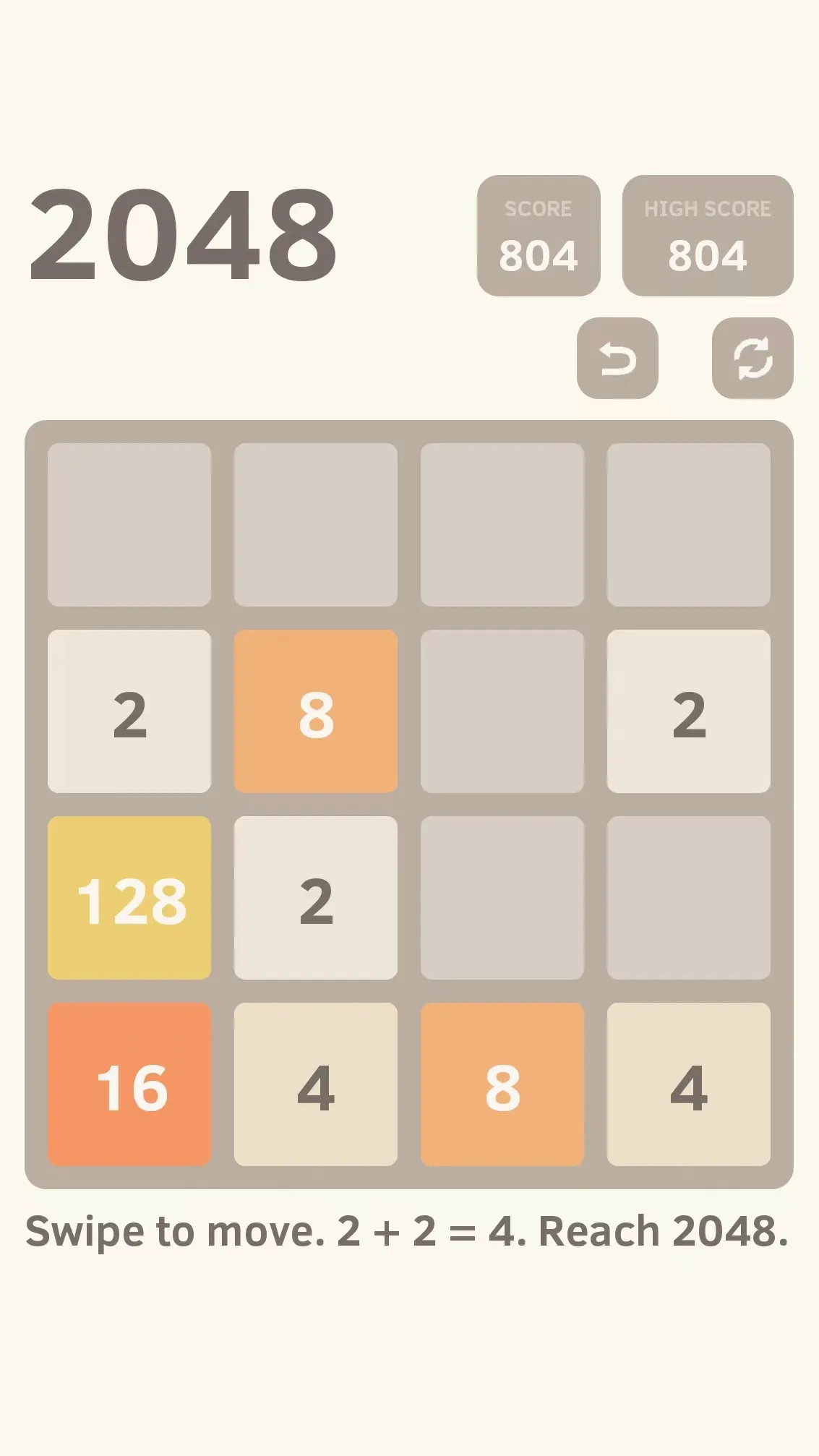 2048 | Indus Appstore | Screenshot