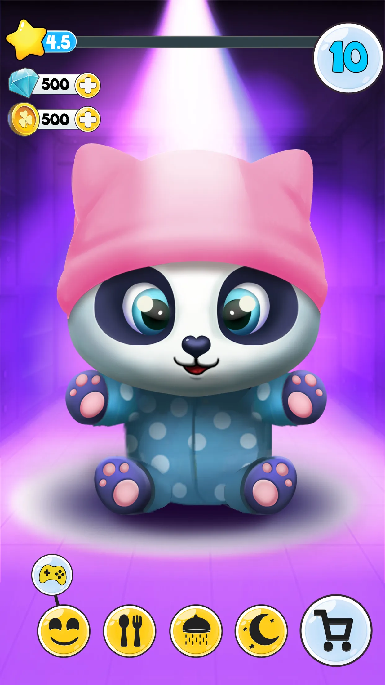 Pu My talking panda, pet care | Indus Appstore | Screenshot