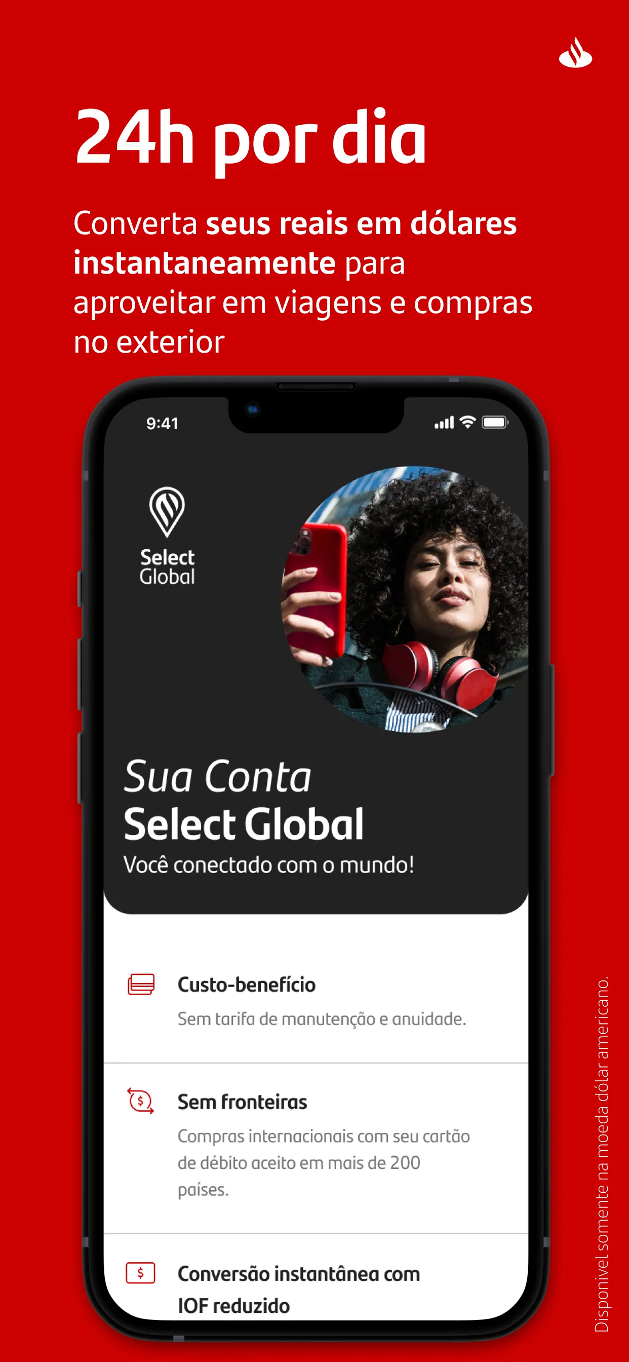 Select Global: conta em dólar | Indus Appstore | Screenshot