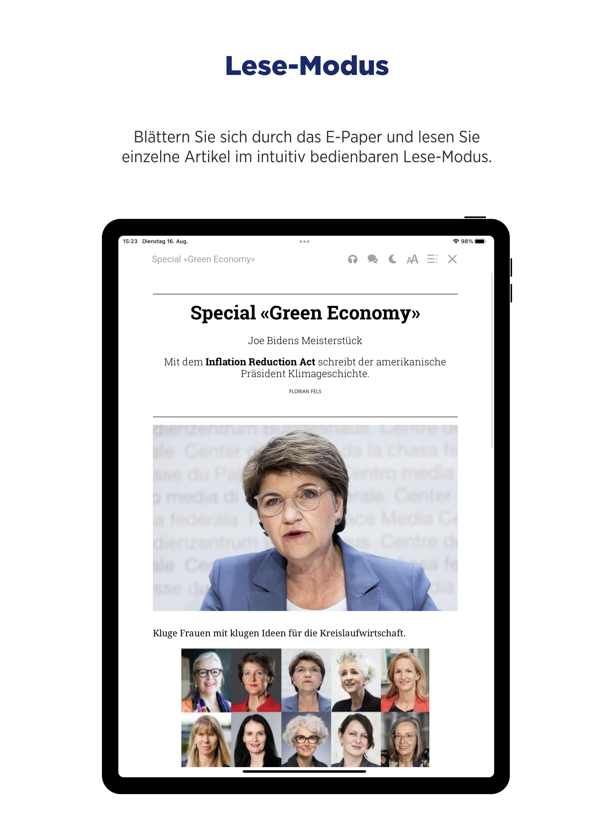 Handelszeitung E-Paper | Indus Appstore | Screenshot