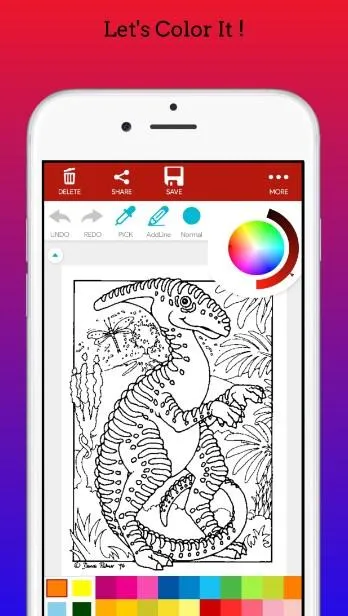 Beast Dinosaur Coloring Book | Indus Appstore | Screenshot