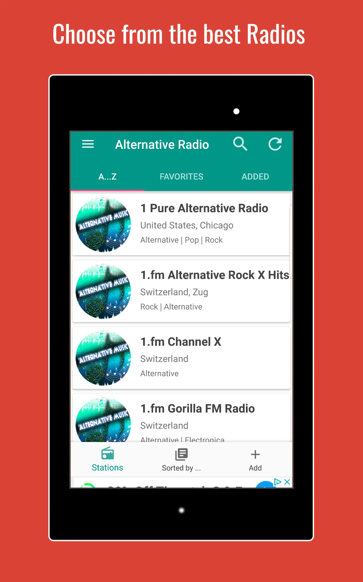 Alternative Rock Radio | Indus Appstore | Screenshot