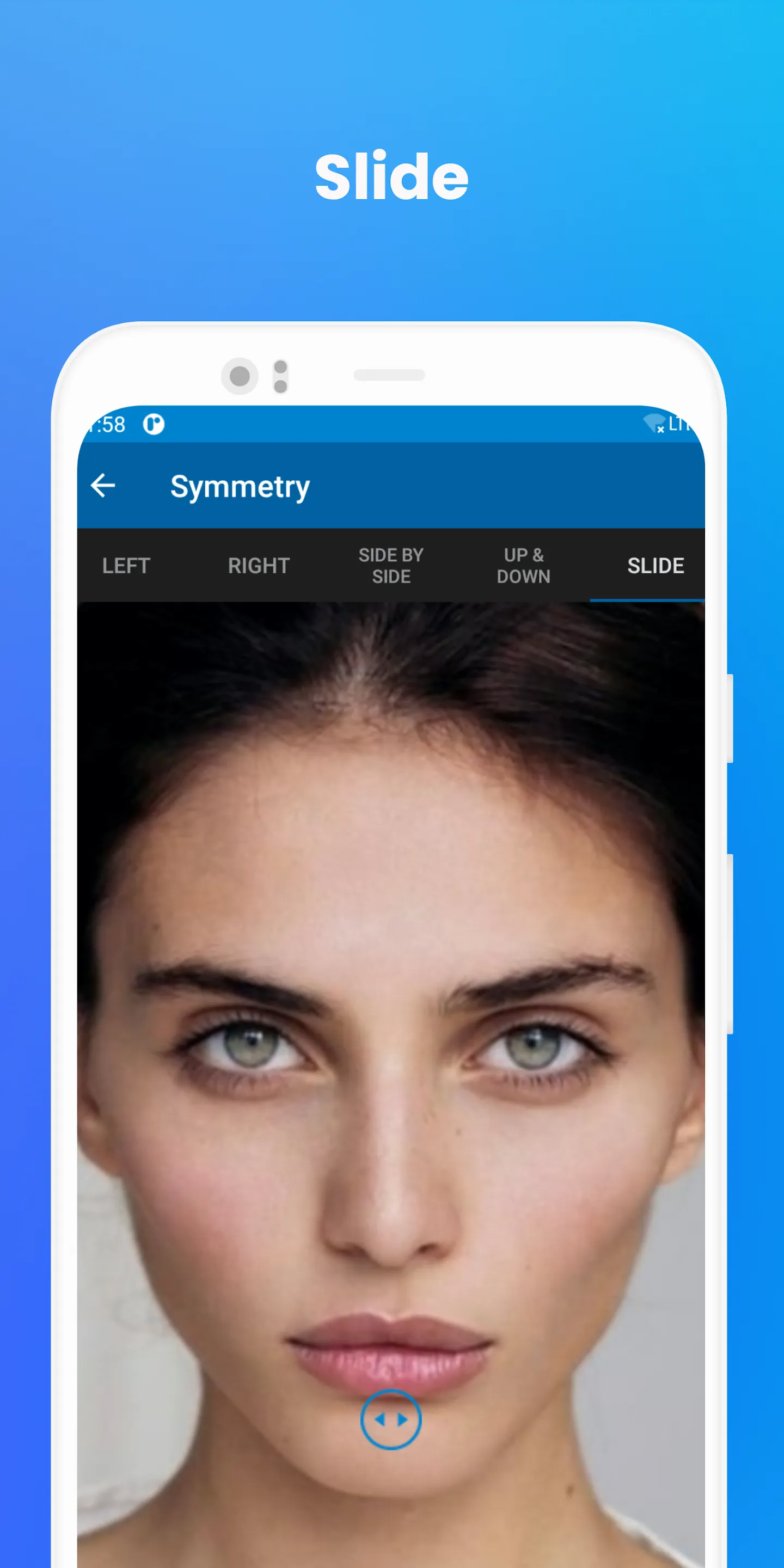 Face Symmetry:nobody's perfect | Indus Appstore | Screenshot