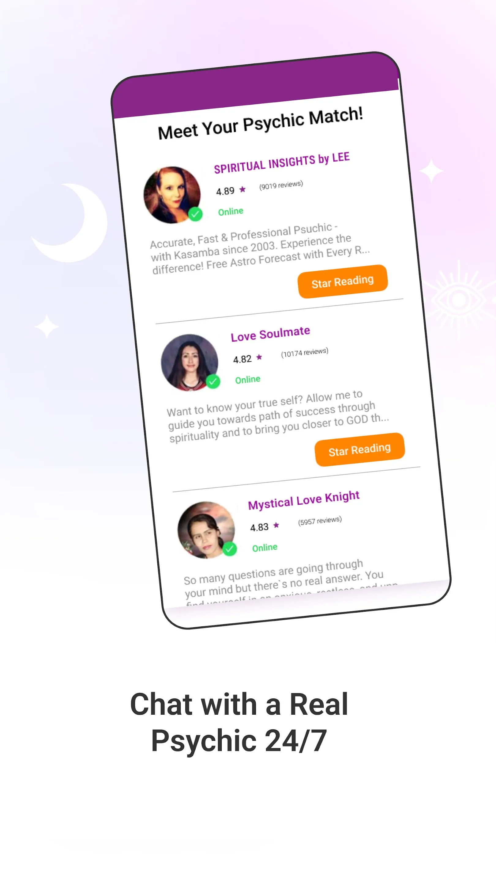 Real Psychic Chat Reading | Indus Appstore | Screenshot