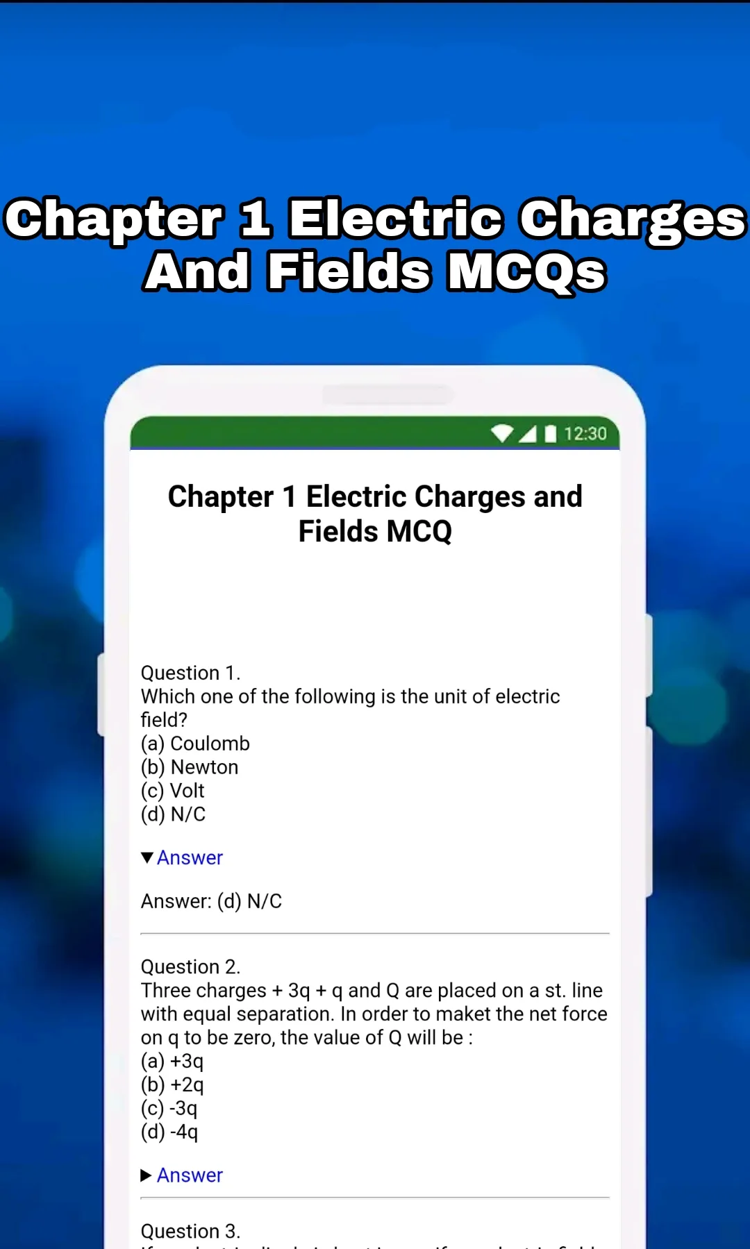 12th Class Physics (भौतिक विज् | Indus Appstore | Screenshot