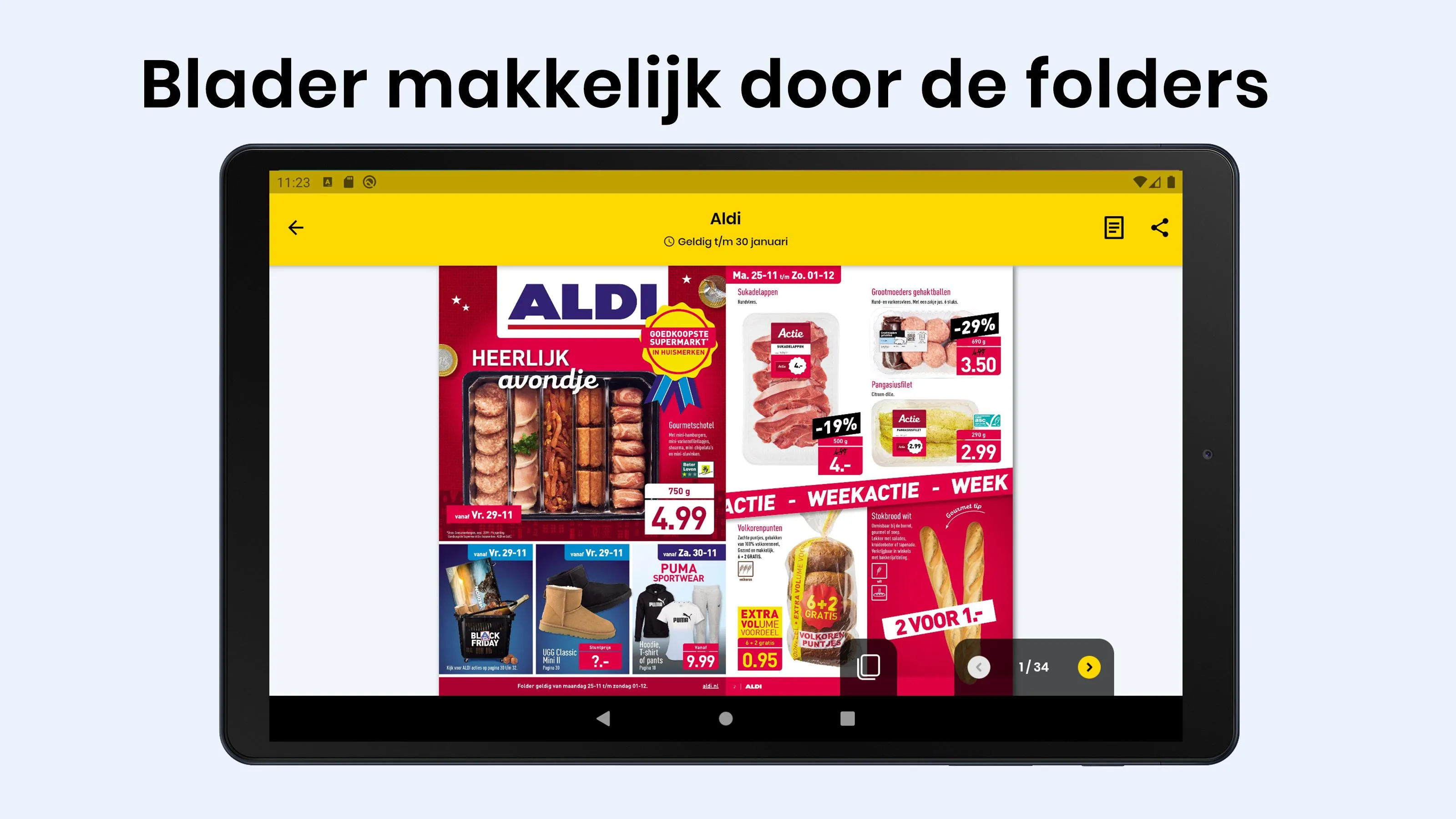 Folders.nl vind voordeel snel | Indus Appstore | Screenshot