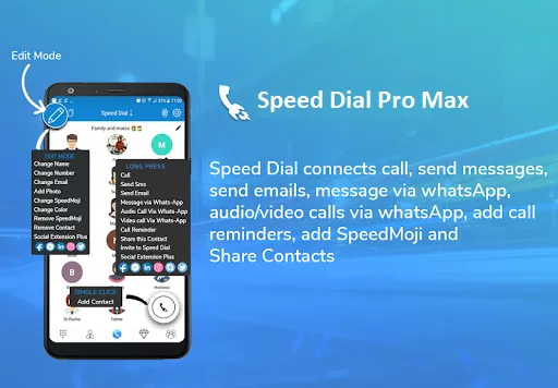 Speed Dial Pro Max | Indus Appstore | Screenshot