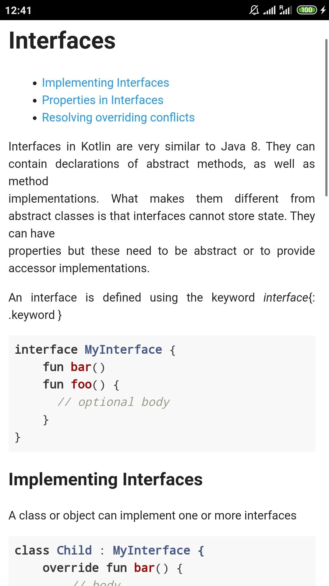 Kotlin 1.1 Docs | Indus Appstore | Screenshot