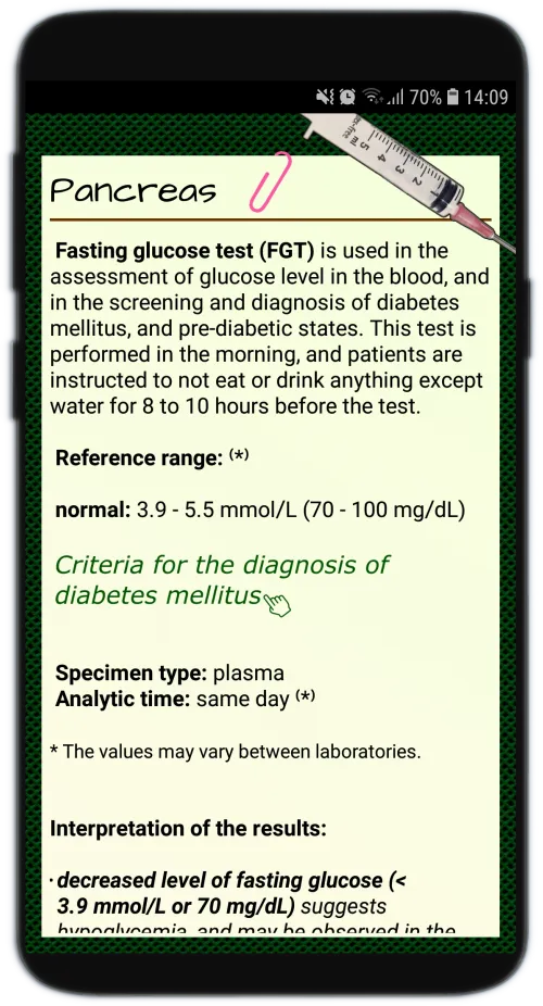 Blood Test Results Blood Tests | Indus Appstore | Screenshot