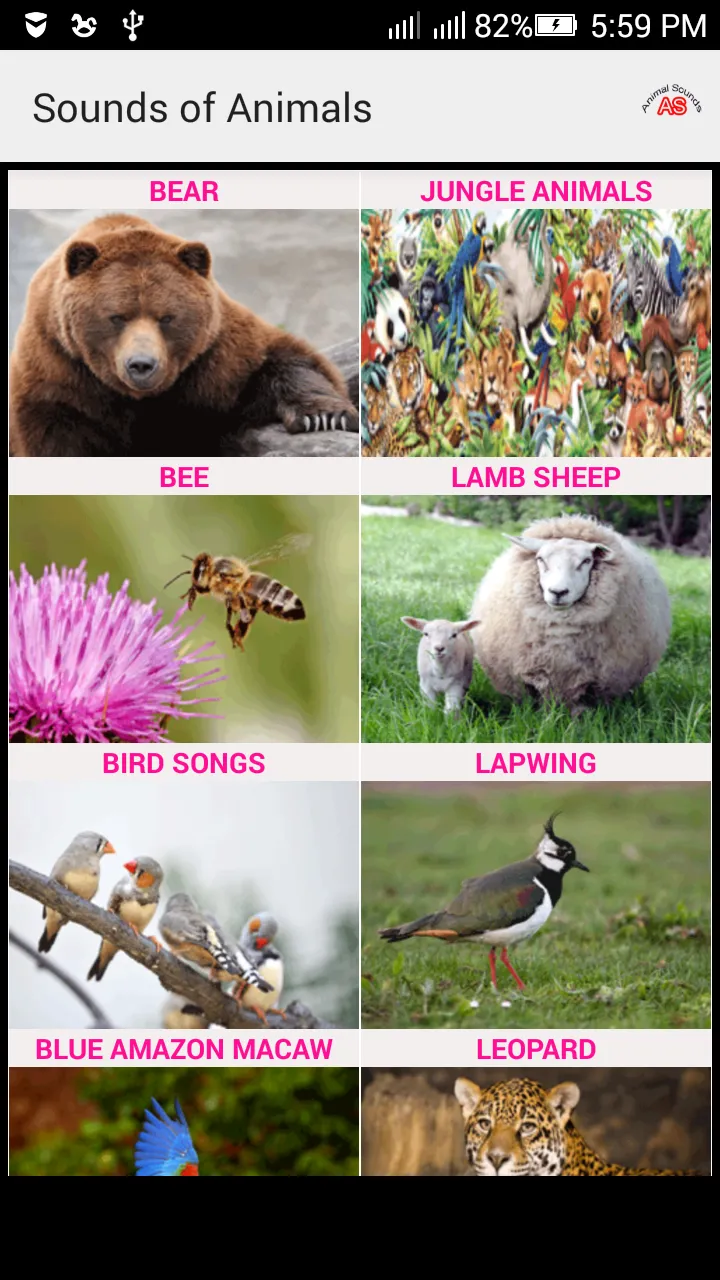 Sounds of Animals and Birds | Indus Appstore | Screenshot