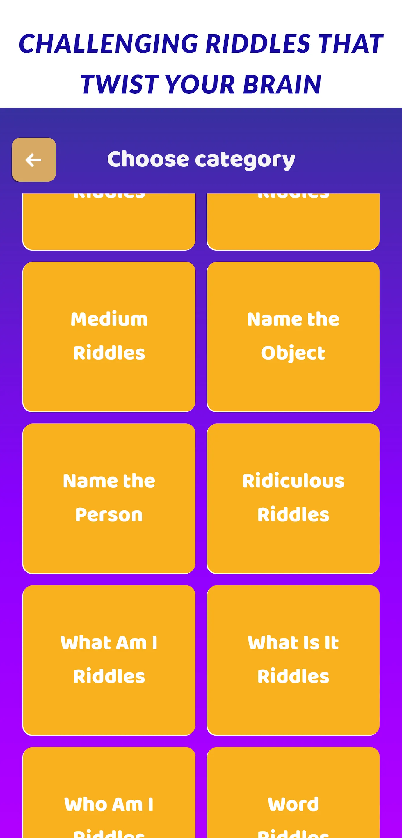 Tricky Riddles with Answers | Indus Appstore | Screenshot