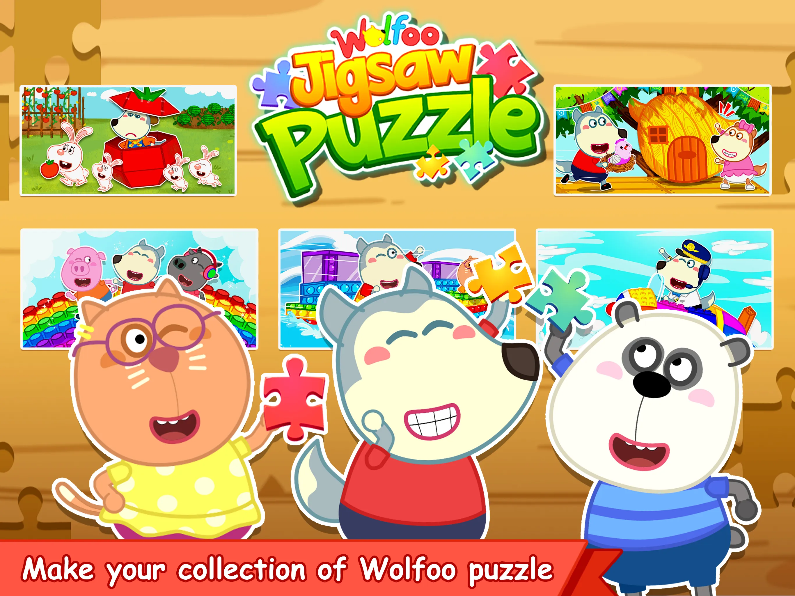 Wolfoo Jigsaw Puzzle | Indus Appstore | Screenshot