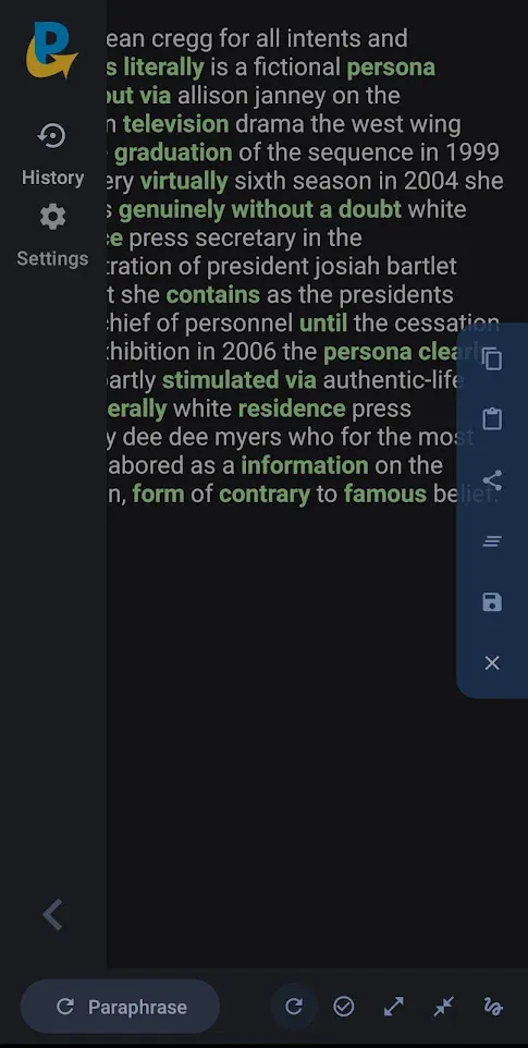 Paraphraser: Reword your text | Indus Appstore | Screenshot