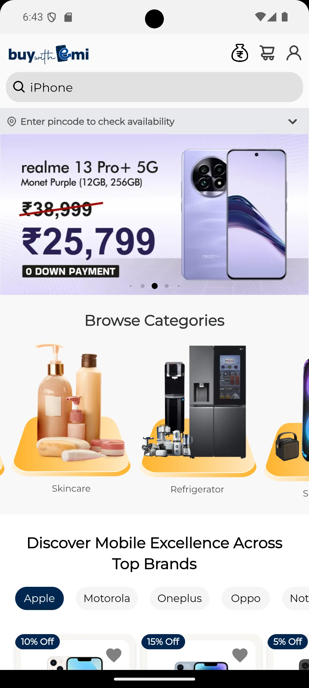 BuyWithEmi — EMI Shopping App | Indus Appstore | Screenshot