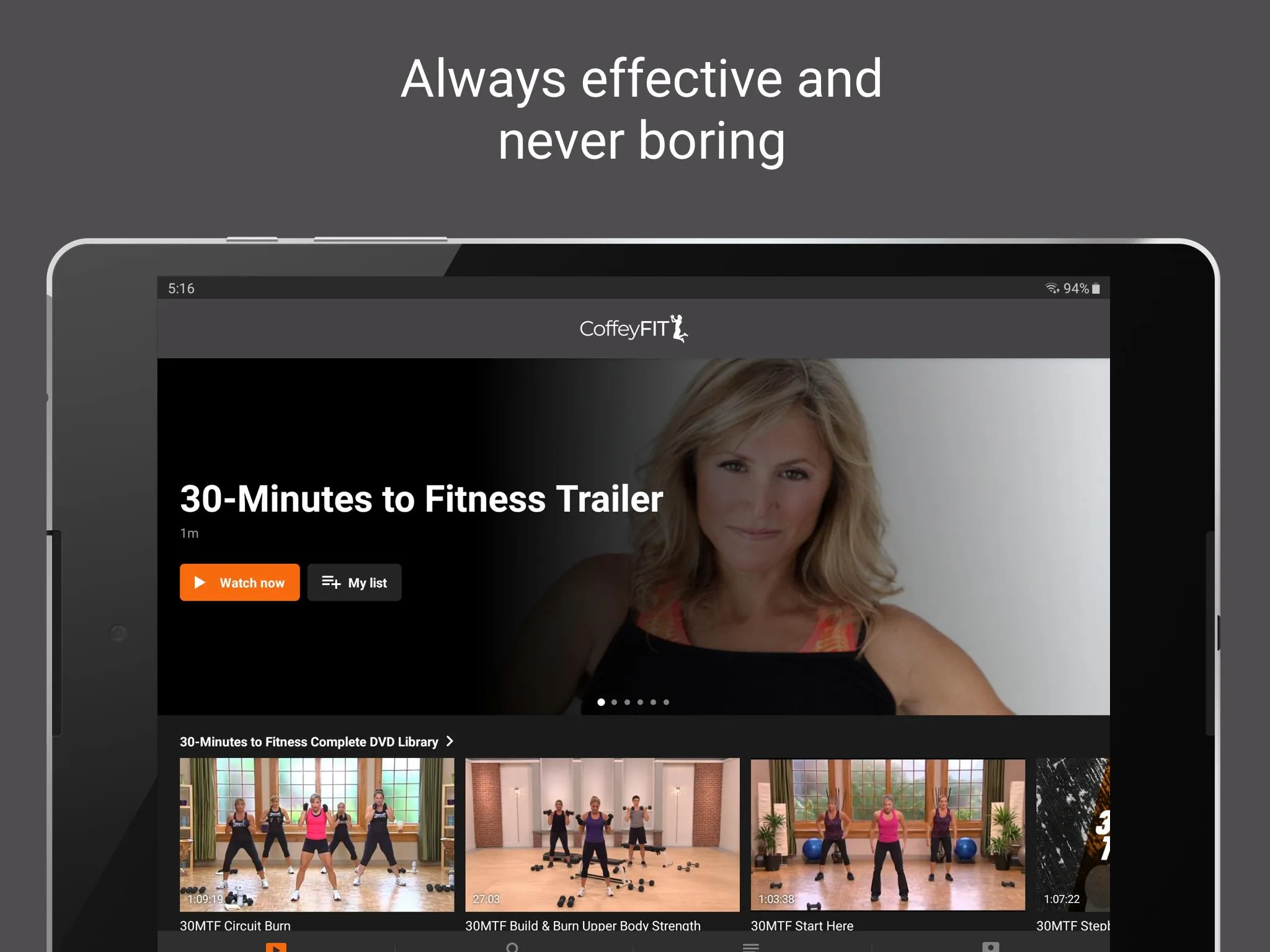 30-Minutes to Fitness | Indus Appstore | Screenshot