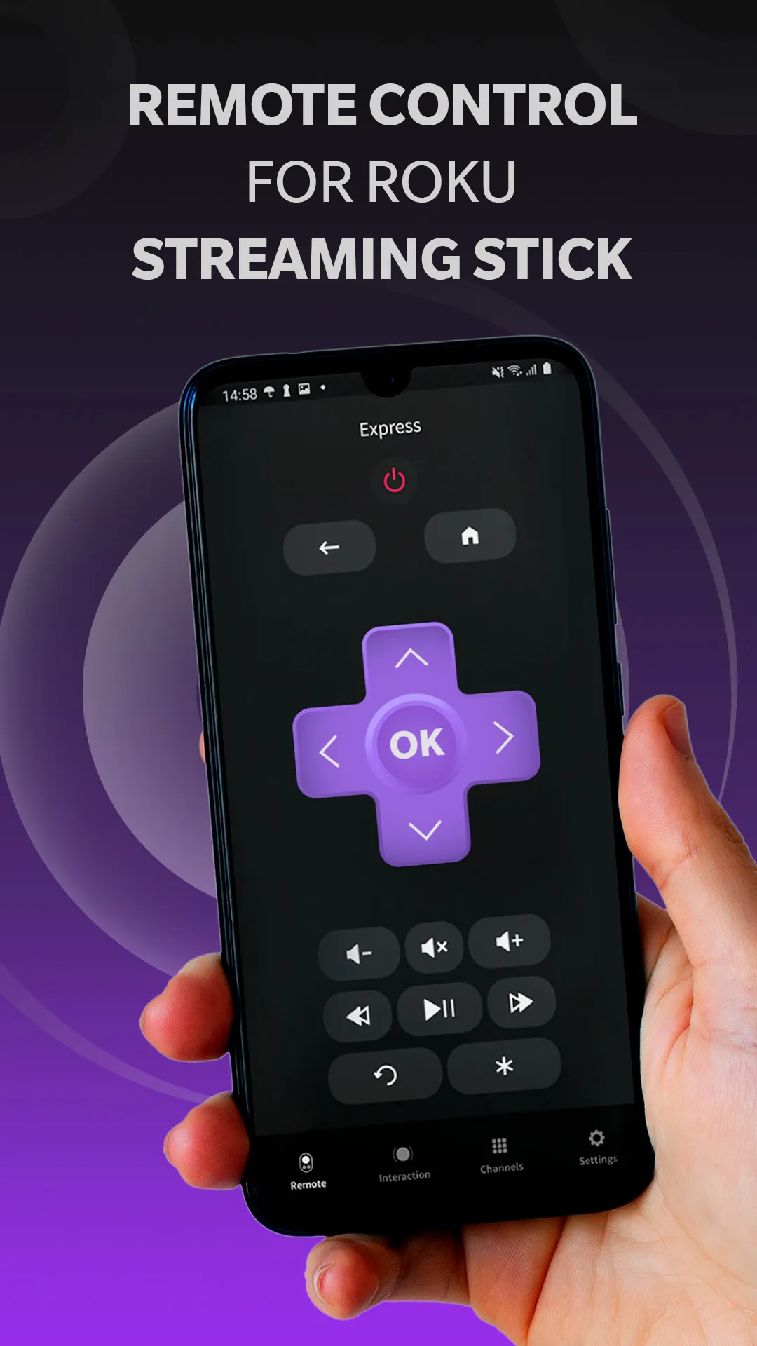 Roku Remote Control for RokuTV | Indus Appstore | Screenshot