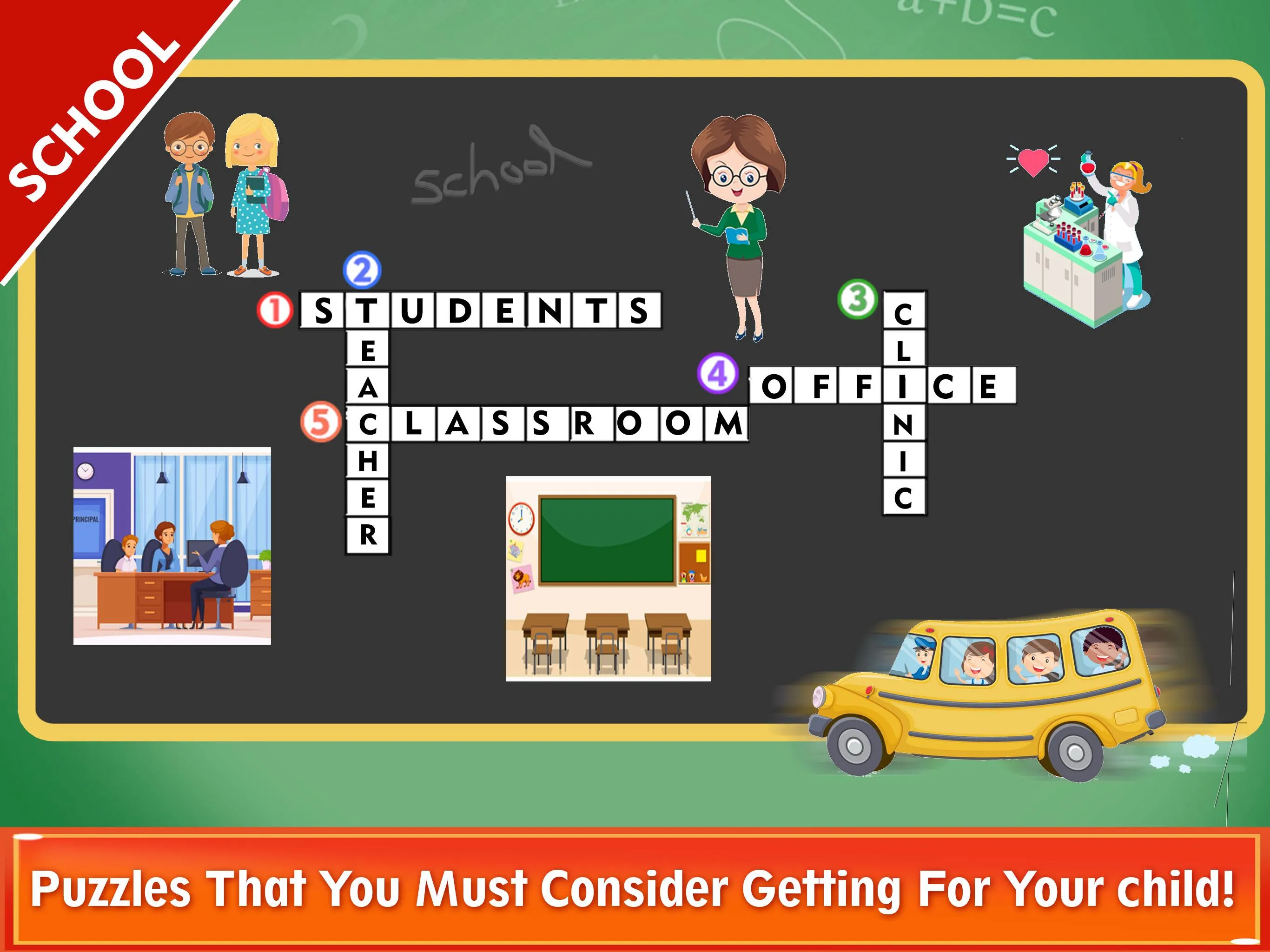 Kids Crossword Puzzles | Indus Appstore | Screenshot