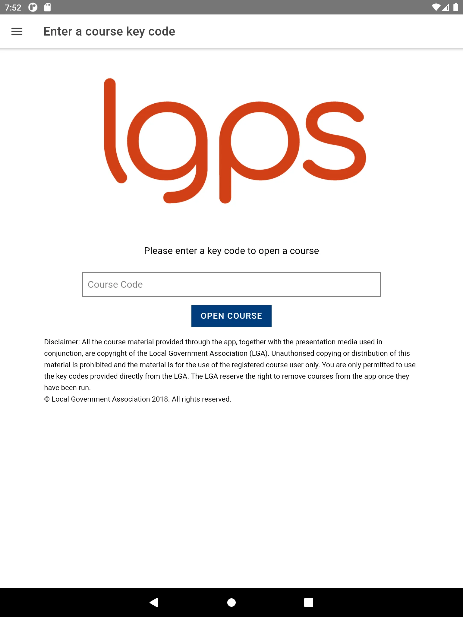 LGA LGPS Training | Indus Appstore | Screenshot