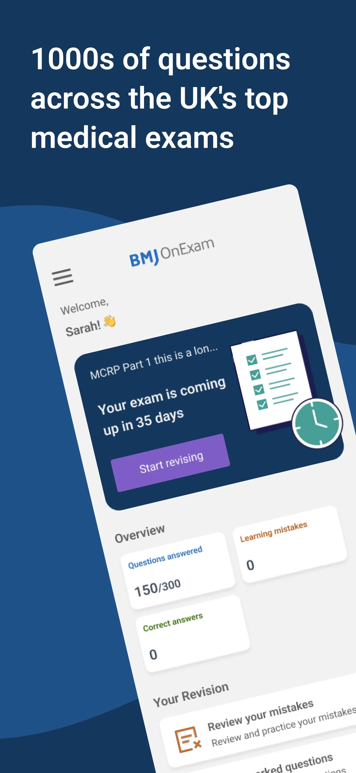 BMJ OnExam | Indus Appstore | Screenshot