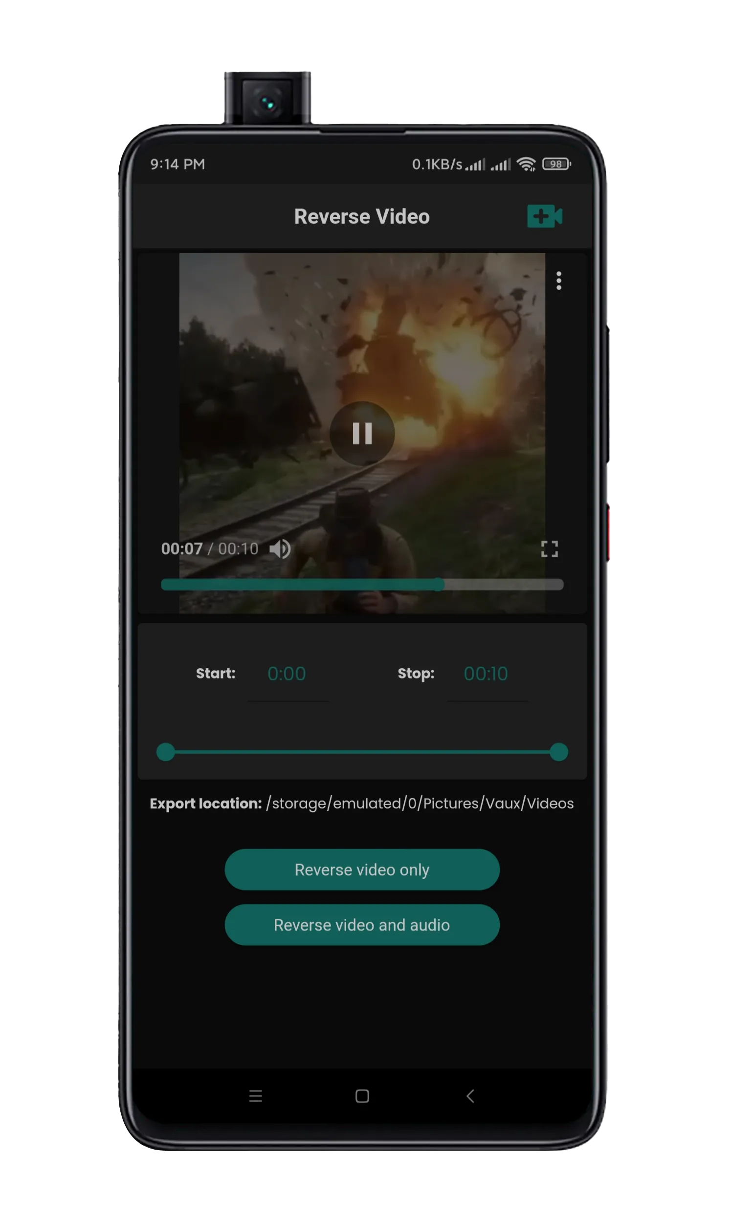 Vaux - Video and Audio Editor | Indus Appstore | Screenshot