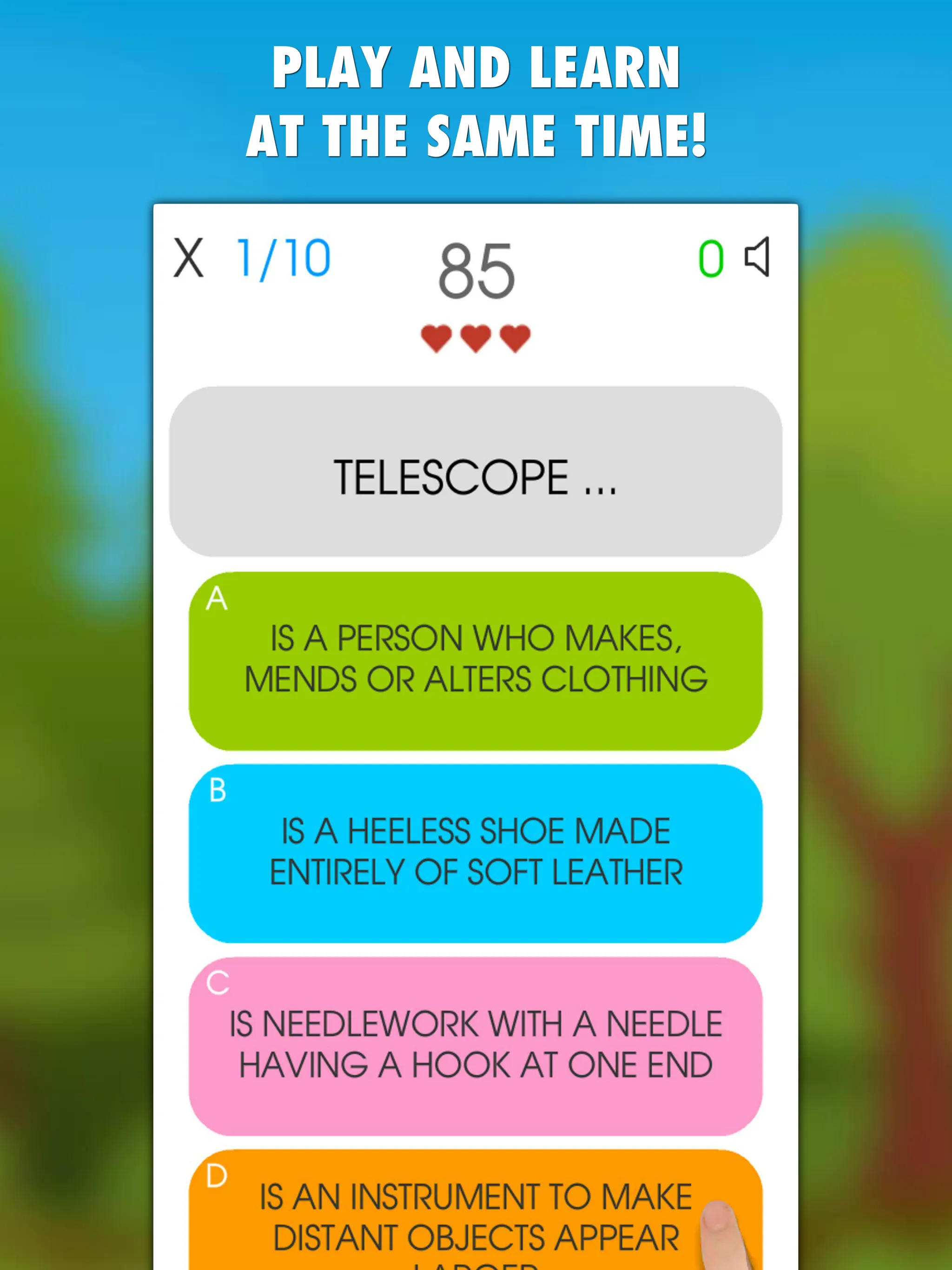 Spelling Bee Word Quiz | Indus Appstore | Screenshot