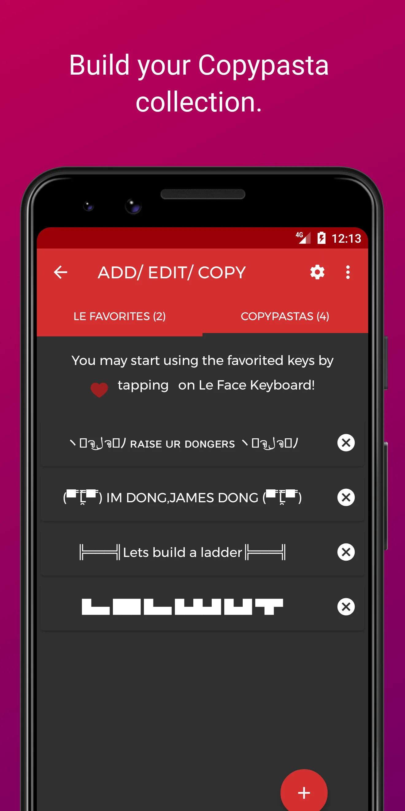 Le Face Keyboard - Custom keys | Indus Appstore | Screenshot