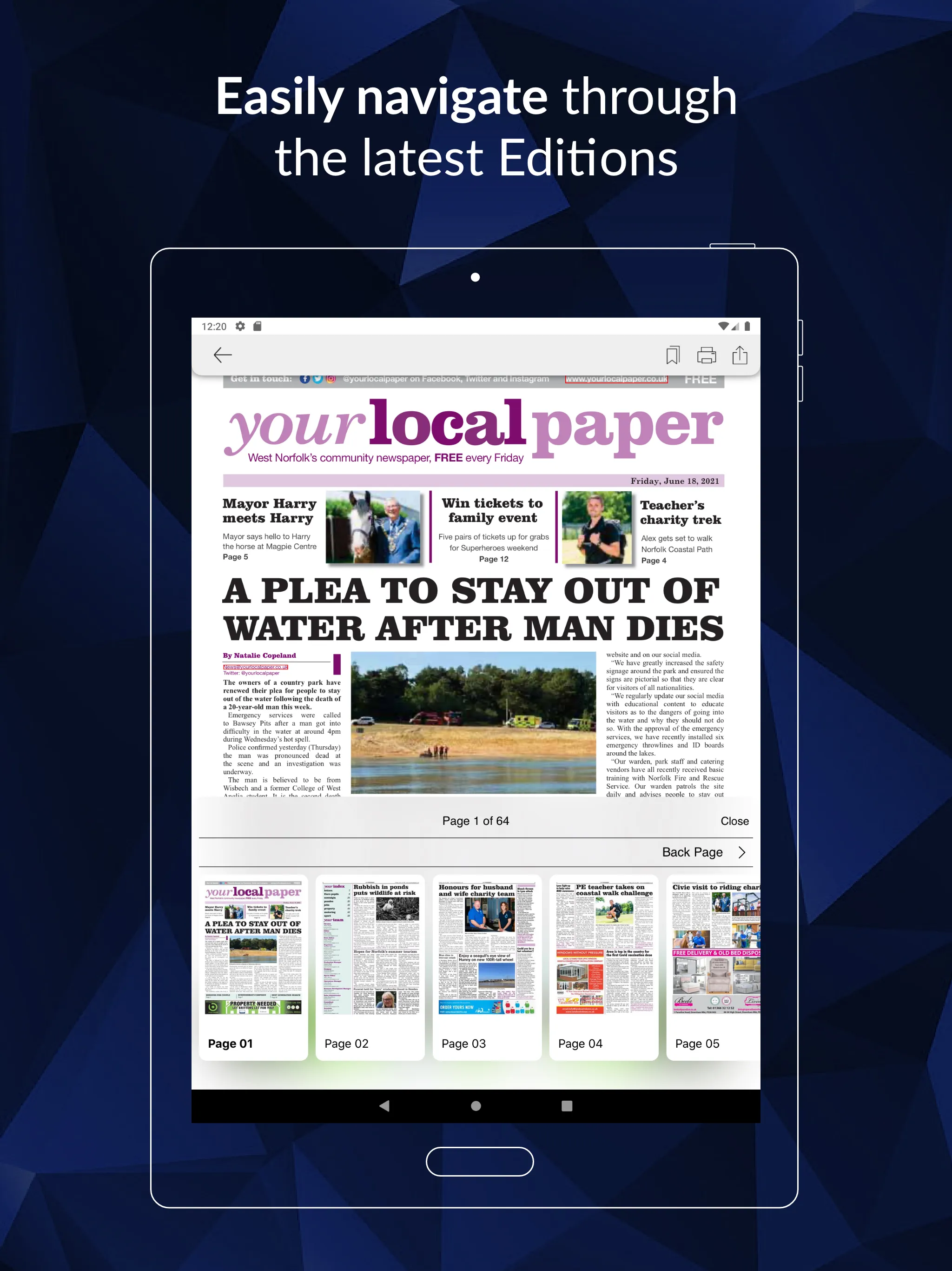 Your Local Paper | Indus Appstore | Screenshot